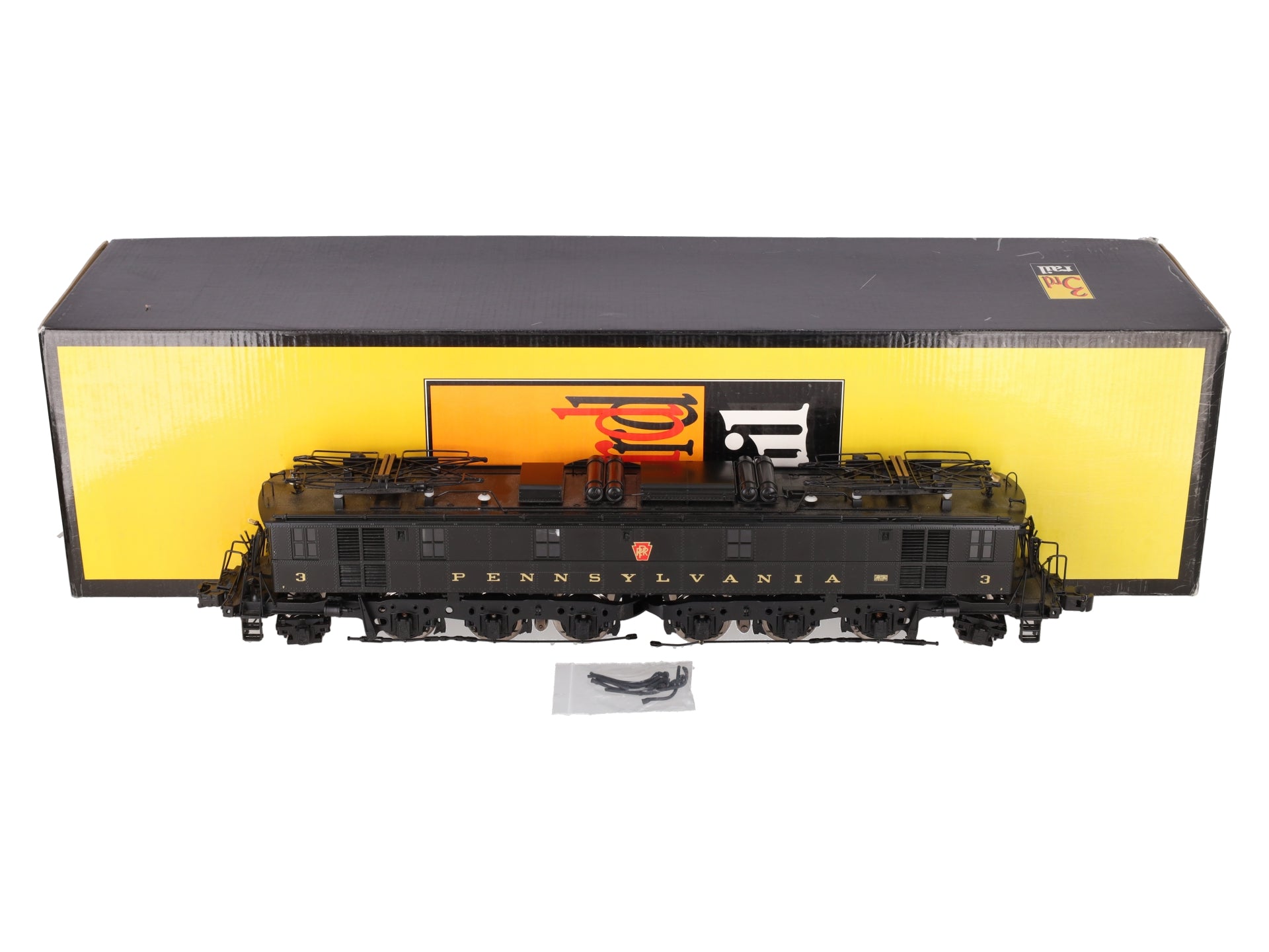 3rd Rail O Brass Pennsylvania FF-2 Electric Locomotive #3 EX/Box