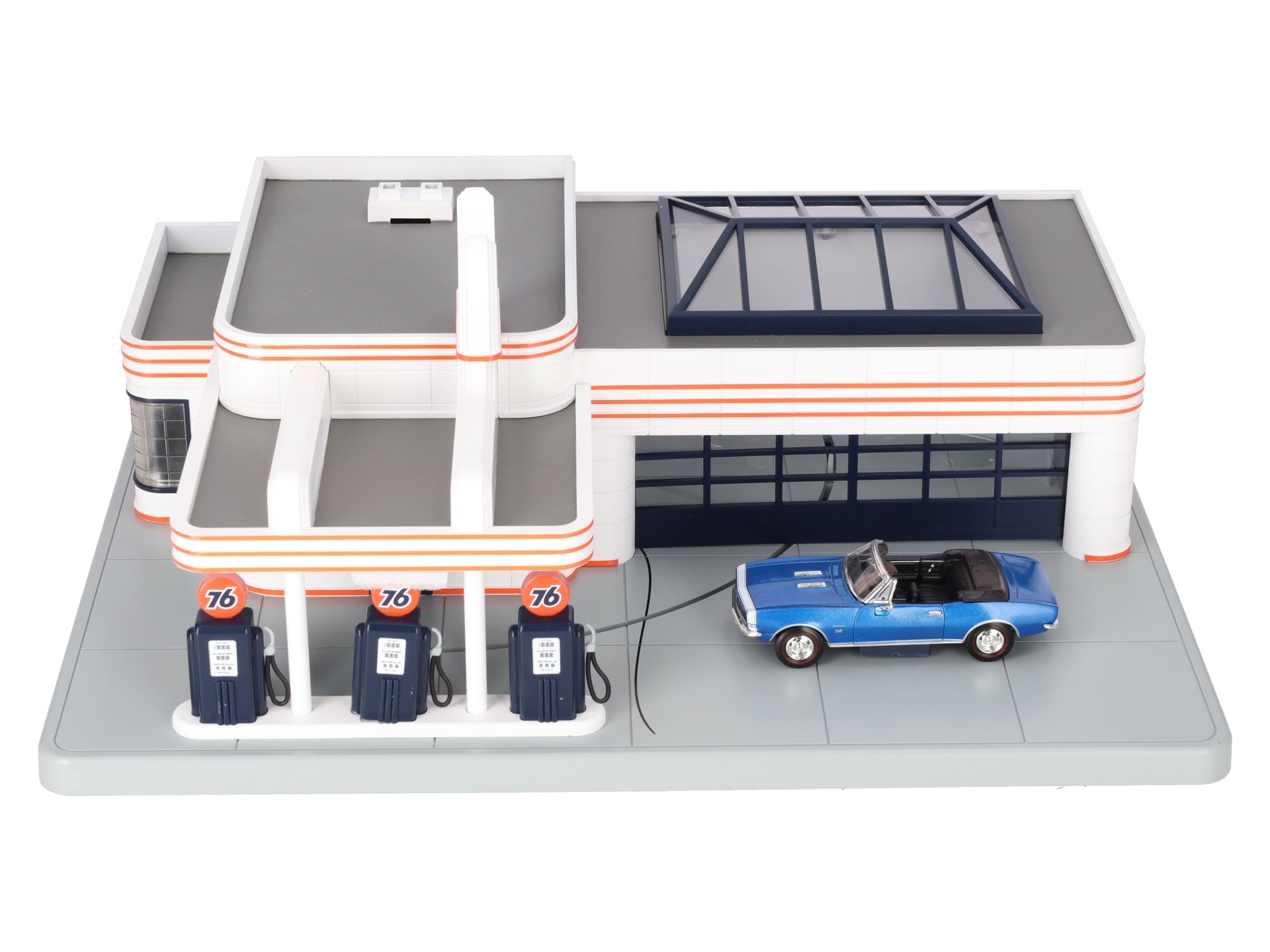 MTH 30-9109 O Gauge Union 76 Operating Gas Station EX/Box