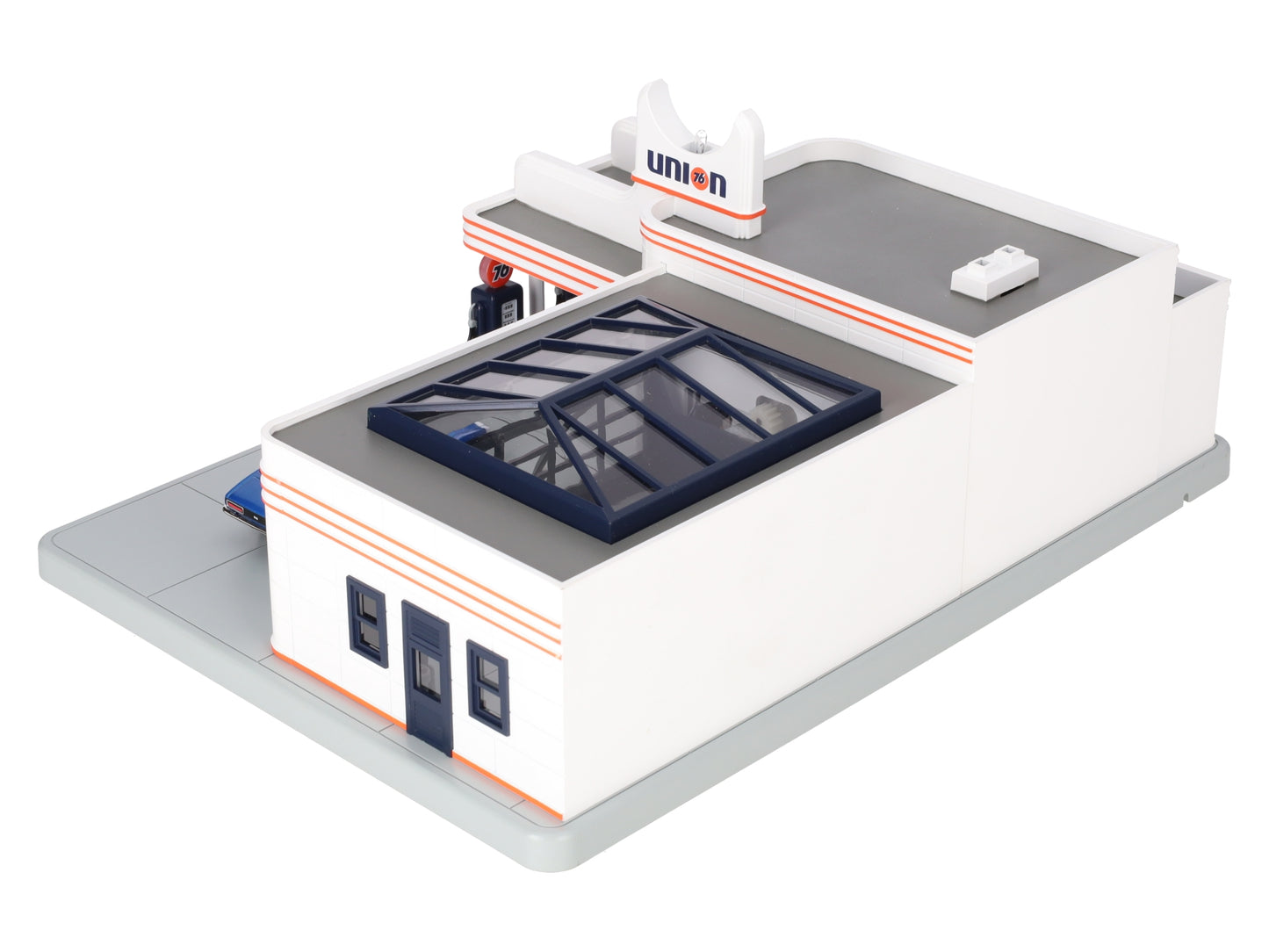 MTH 30-9109 O Gauge Union 76 Operating Gas Station EX/Box