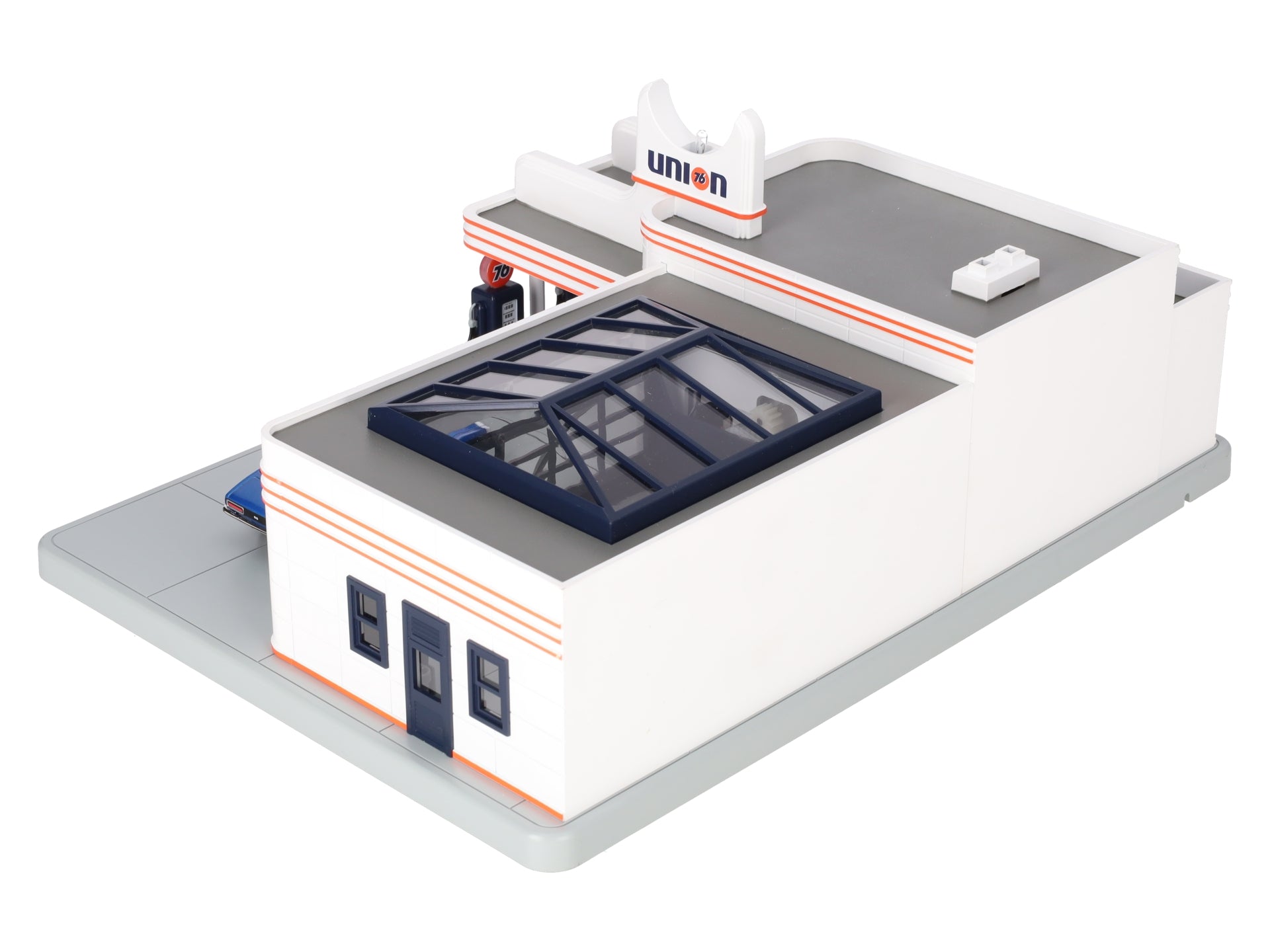 MTH 30-9109 O Gauge Union 76 Operating Gas Station EX/Box