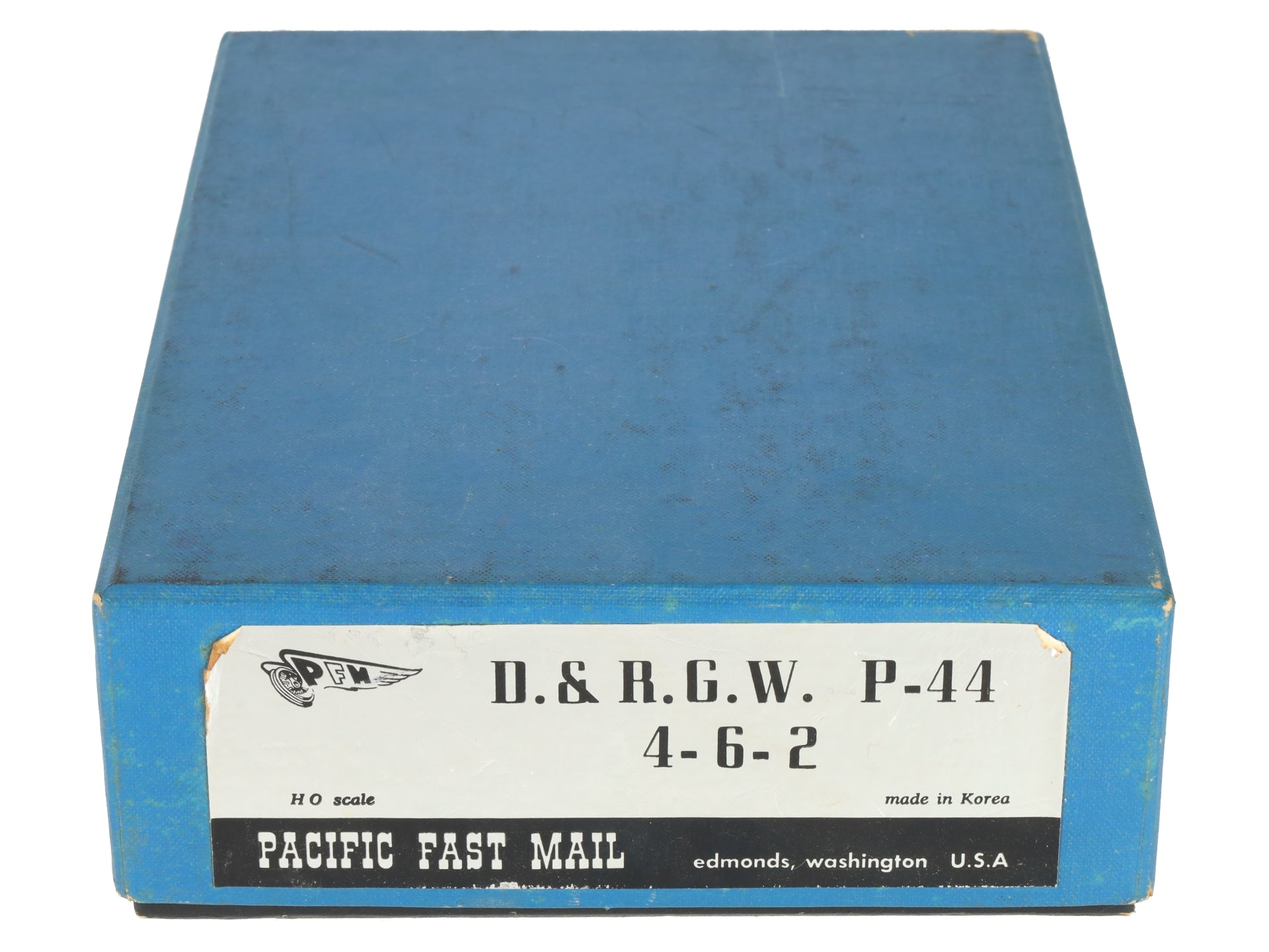 PFM HO BRASS D&RGW P-44 4-6-2 Steam Loco & Tender - Unpainted EX/Box