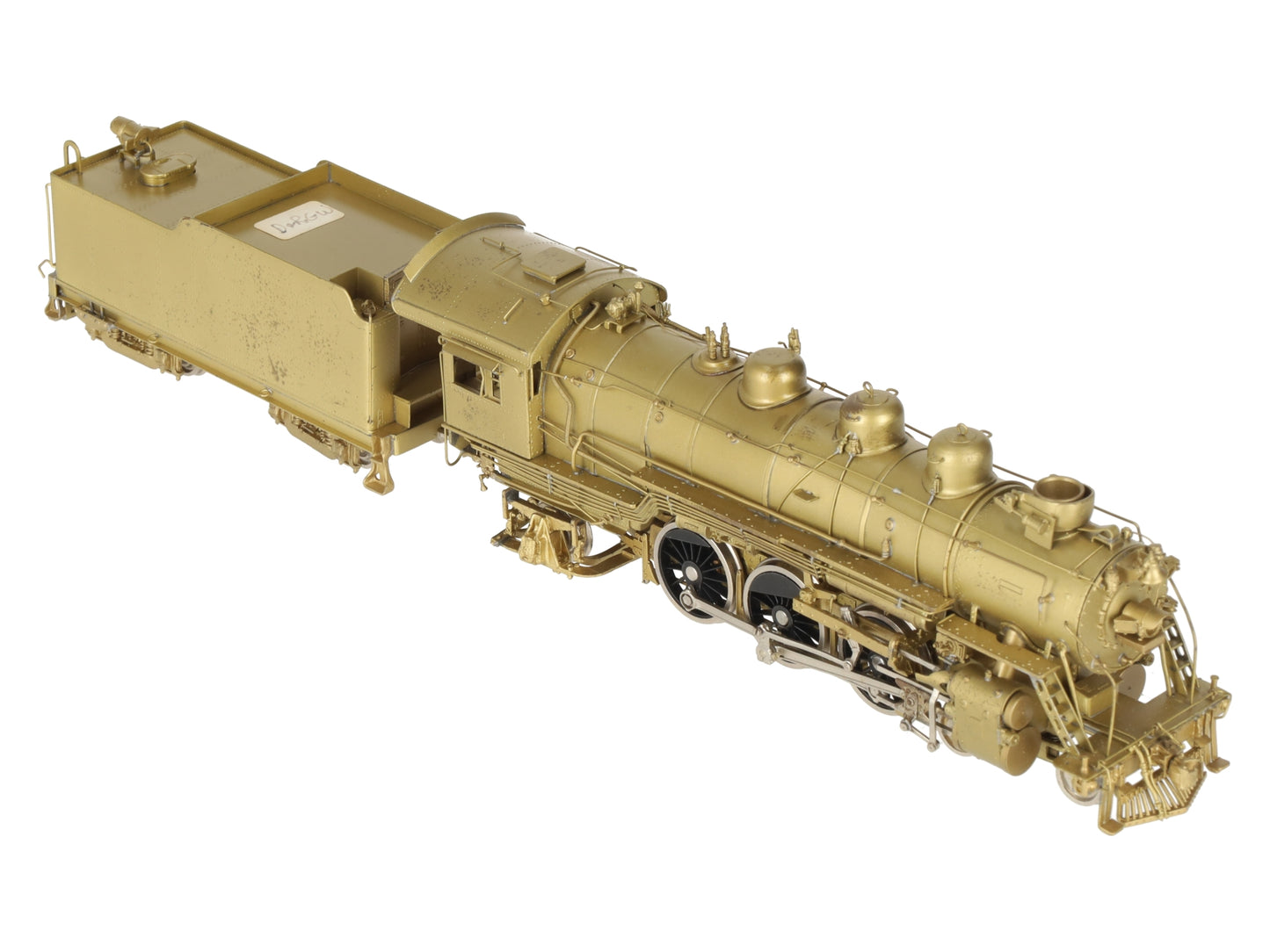 PFM HO BRASS D&RGW P-44 4-6-2 Steam Loco & Tender - Unpainted EX/Box