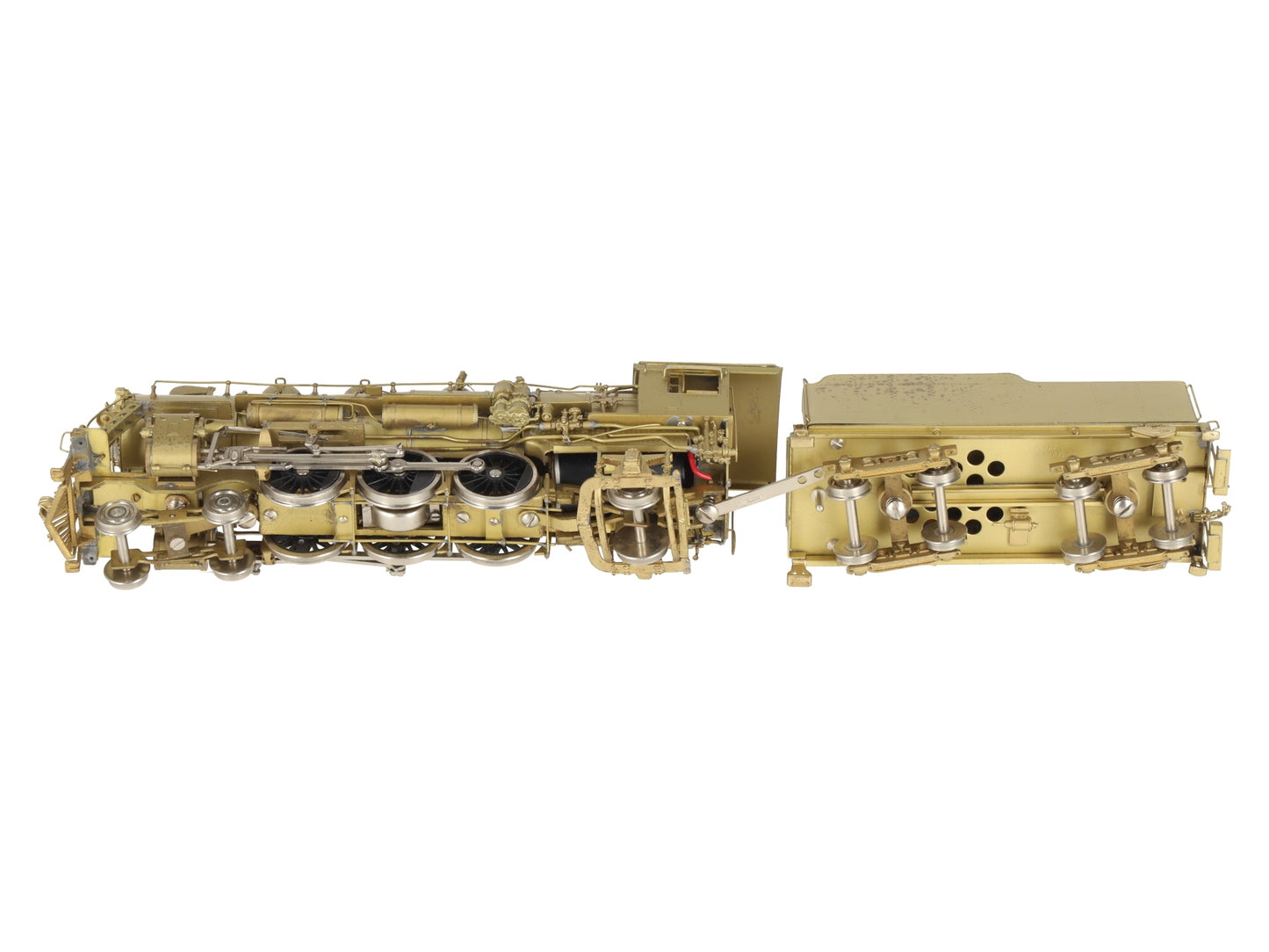 PFM HO BRASS D&RGW P-44 4-6-2 Steam Loco & Tender - Unpainted EX/Box