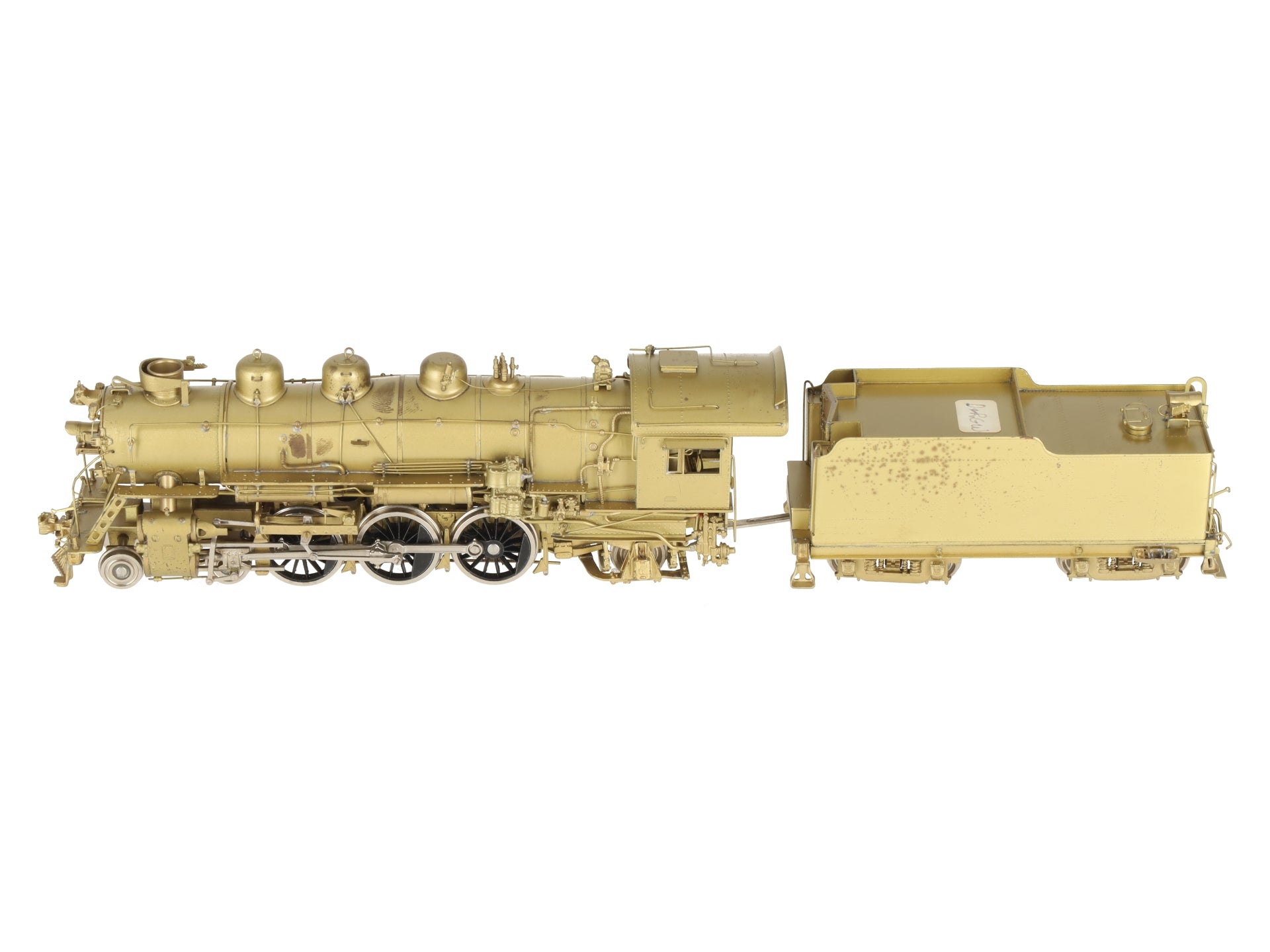 PFM HO BRASS D&RGW P-44 4-6-2 Steam Loco & Tender - Unpainted EX/Box