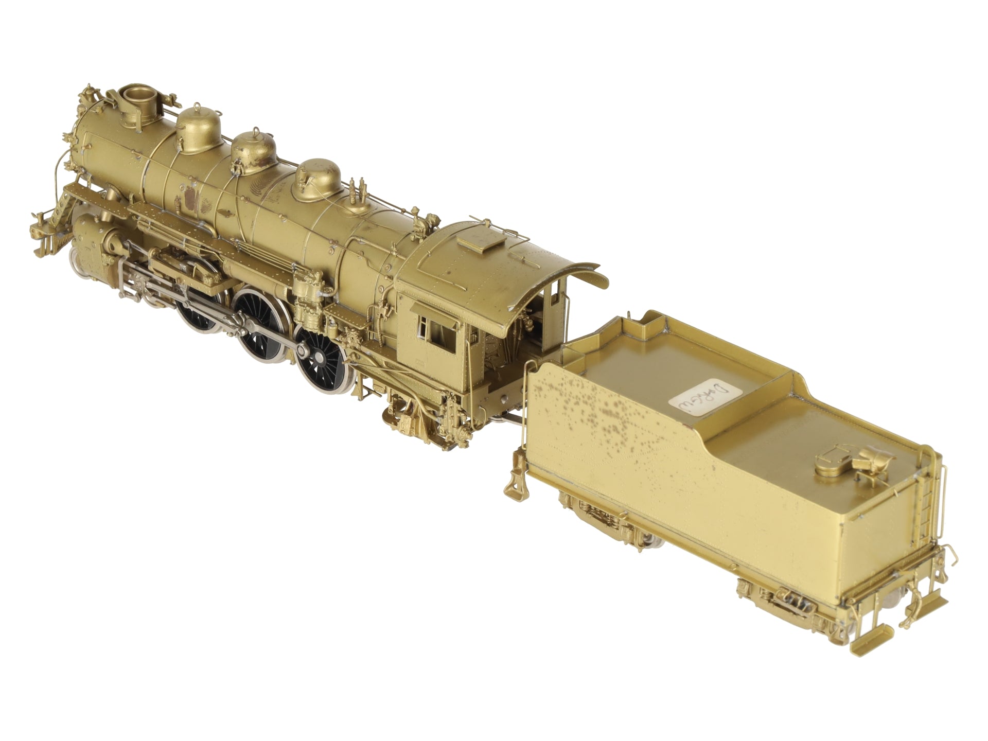 PFM HO BRASS D&RGW P-44 4-6-2 Steam Loco & Tender - Unpainted EX/Box