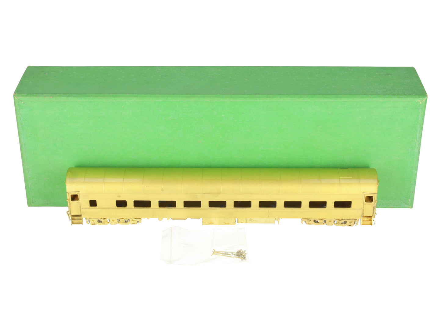 Overland 3248 HO Scale BRASS Grand Turk Western Coach Car - Unpainted EX/Box