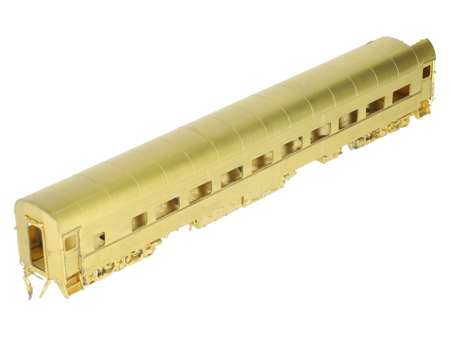 Overland 3248 HO Scale BRASS Grand Turk Western Coach Car - Unpainted EX/Box