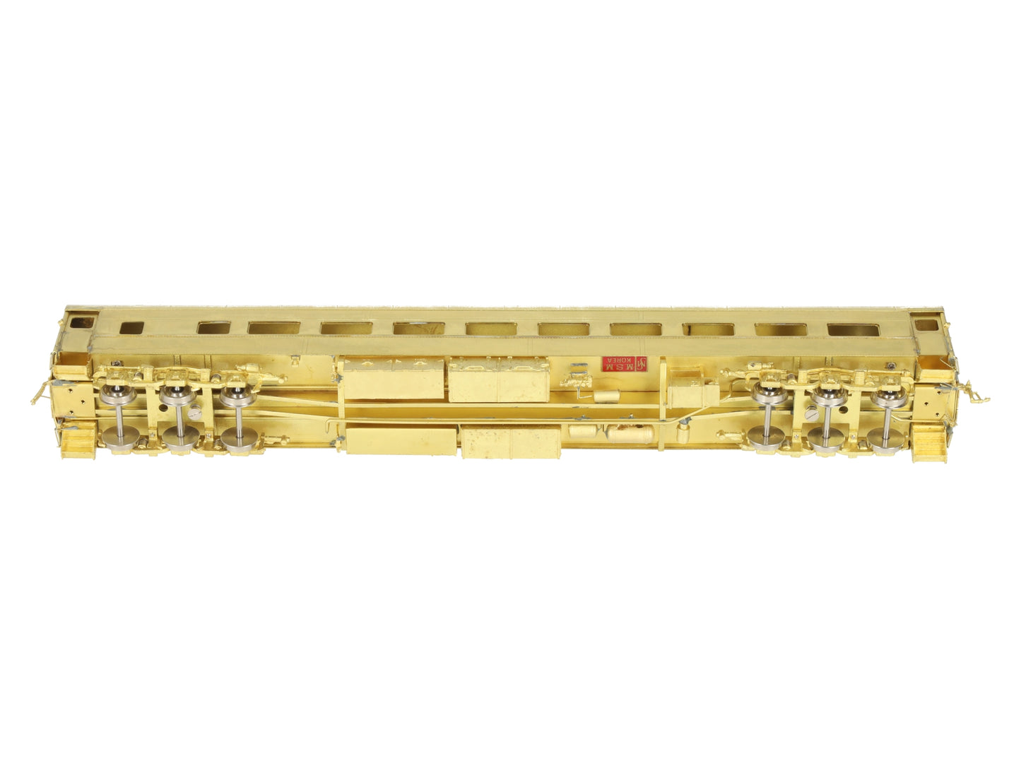 Overland 3248 HO Scale BRASS Grand Turk Western Coach Car - Unpainted EX/Box