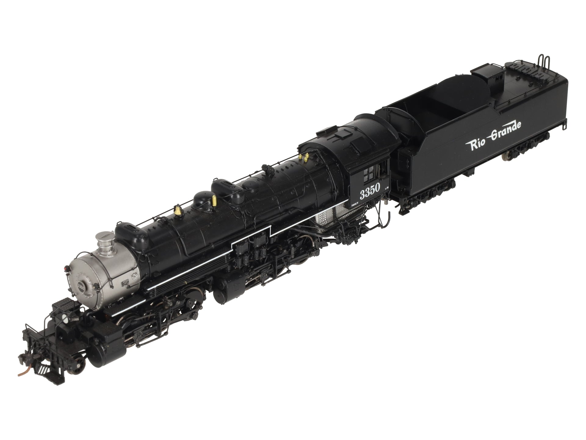 Precision Scale Co. 16104-1 HO BRASS DRGW L-76 Steam Loco & Tender #3350 - F/P LN/Box