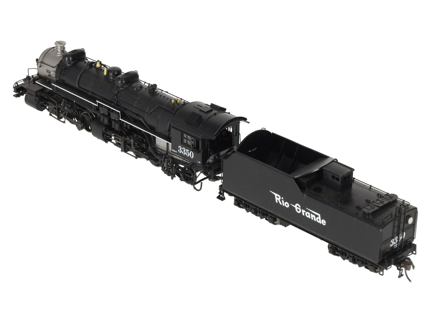 Precision Scale Co. 16104-1 HO BRASS DRGW L-76 Steam Loco & Tender #3350 - F/P LN/Box