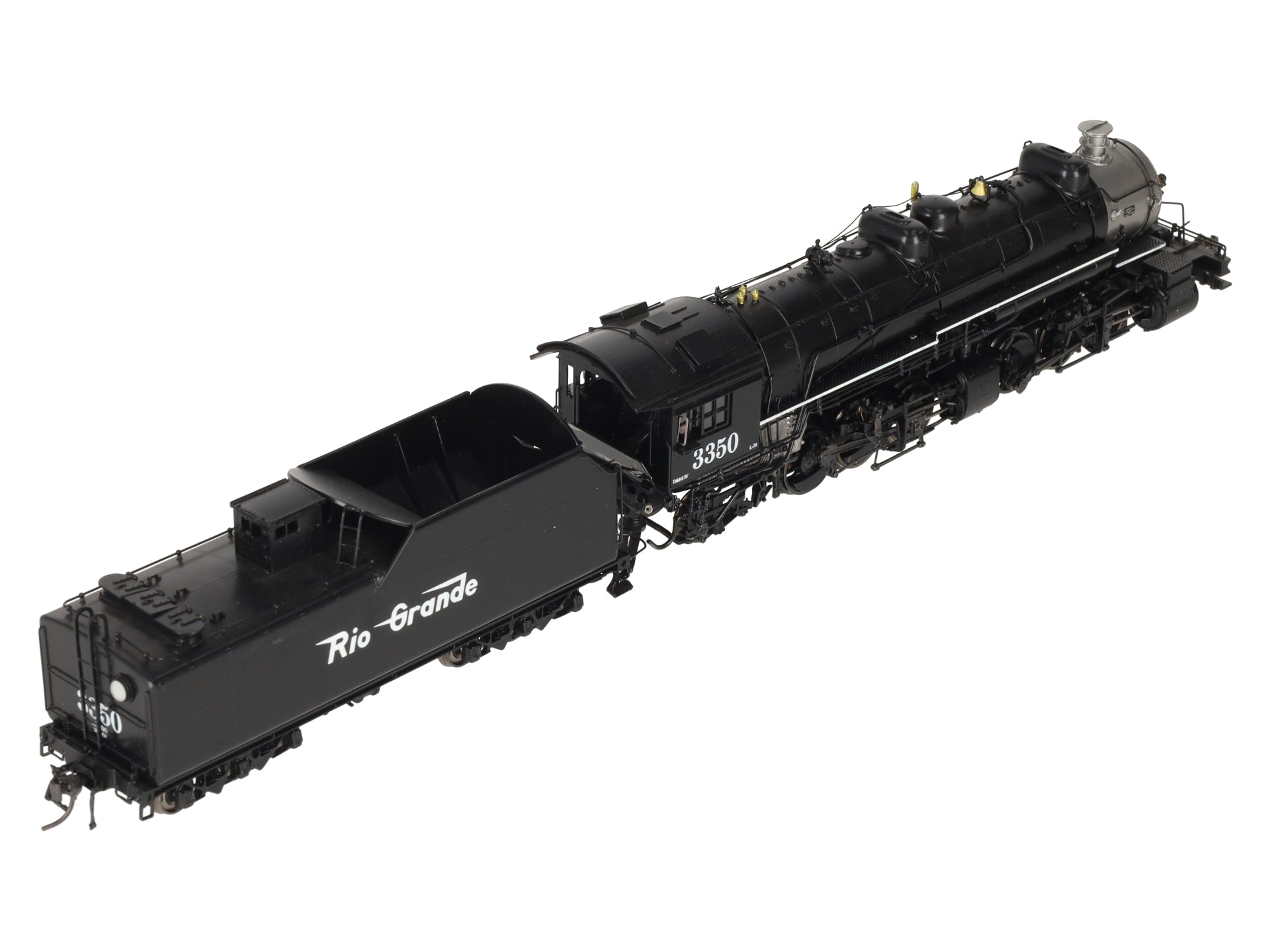 Precision Scale Co. 16104-1 HO BRASS DRGW L-76 Steam Loco & Tender #3350 - F/P LN/Box