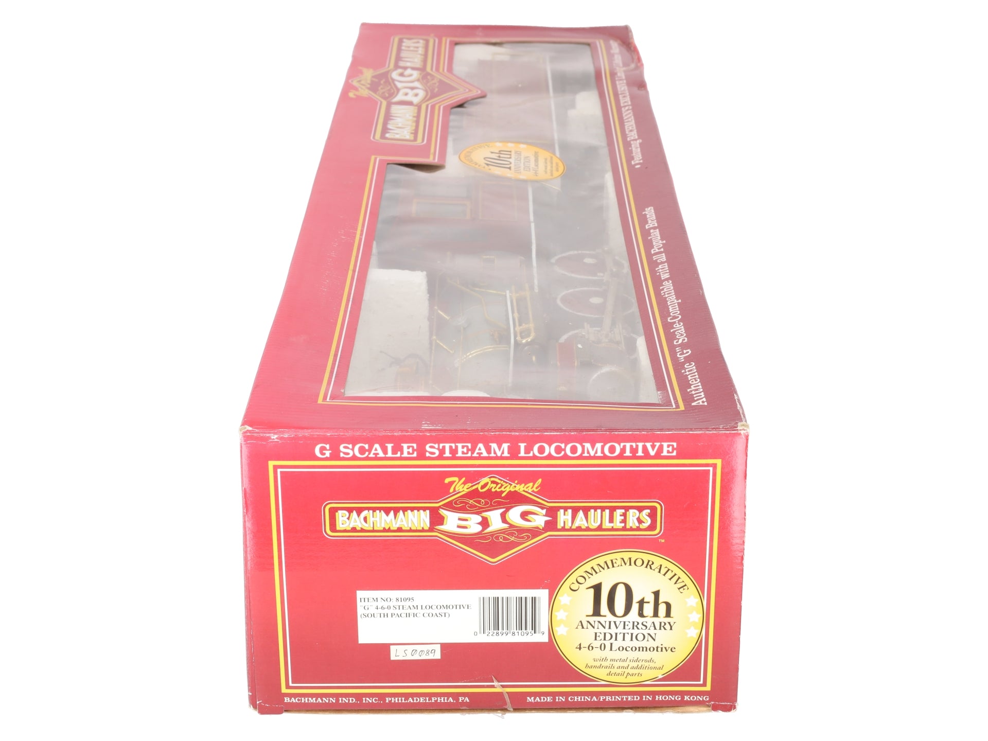 Bachmann 81095 G South Pacific Coast 4-6-0 Steam Locomotive and Tender EX/Box