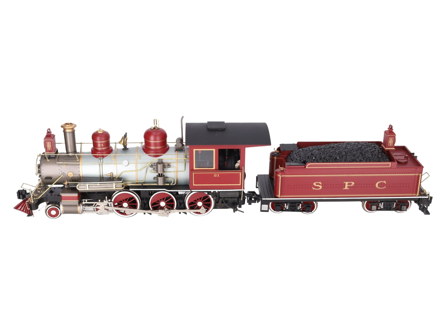 Bachmann 81095 G South Pacific Coast 4-6-0 Steam Locomotive and Tender EX/Box