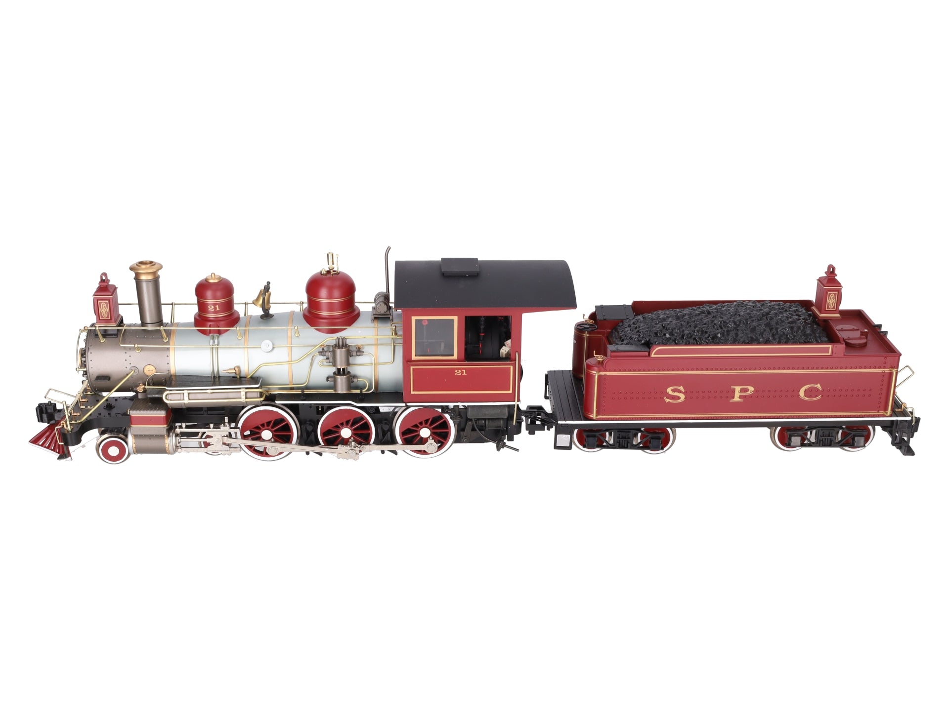 Bachmann 81095 G South Pacific Coast 4-6-0 Steam Locomotive and Tender EX/Box