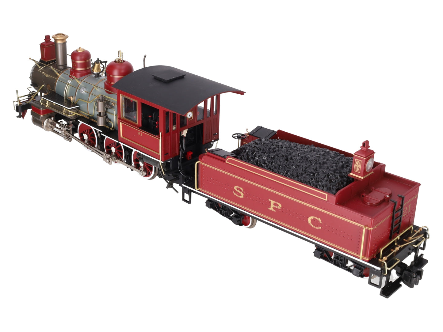 Bachmann 81095 G South Pacific Coast 4-6-0 Steam Locomotive and Tender EX/Box