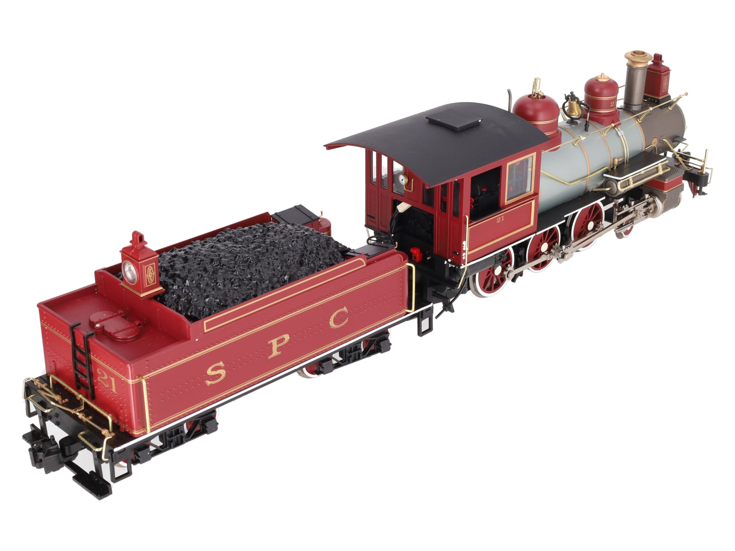 Bachmann 81095 G South Pacific Coast 4-6-0 Steam Locomotive and Tender EX/Box