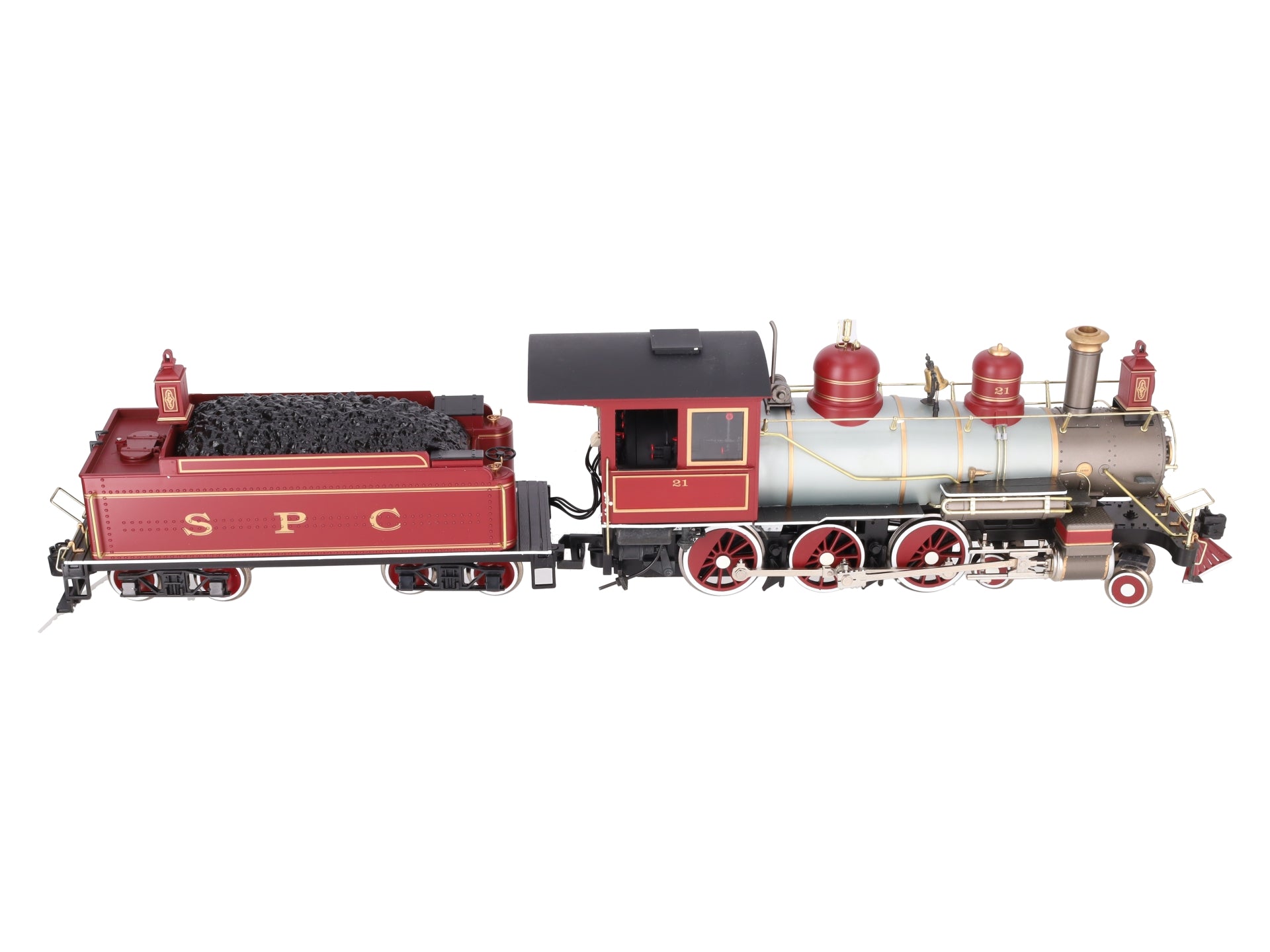 Bachmann 81095 G South Pacific Coast 4-6-0 Steam Locomotive and Tender EX/Box