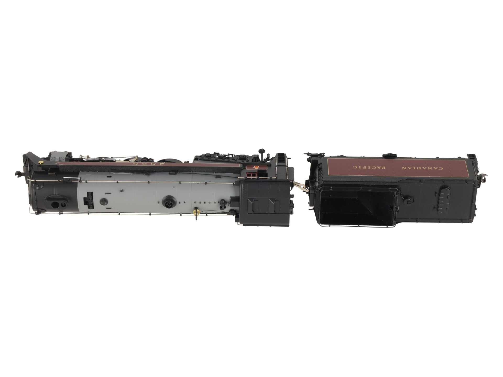 PFM HO BRASS CPR Royal Hudson H1d 4-6-4 Steam Loco & Tender #2858 - F/P LN/Box