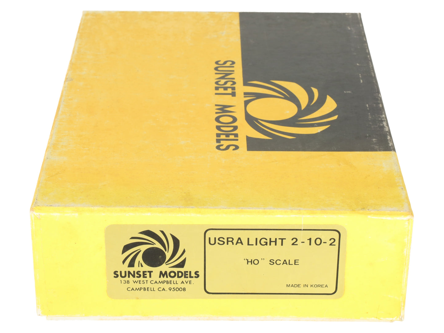 Sunset Models HO Brass USRA Light 2-10-2 Steam Locomotive (Unpainted) EX/Box