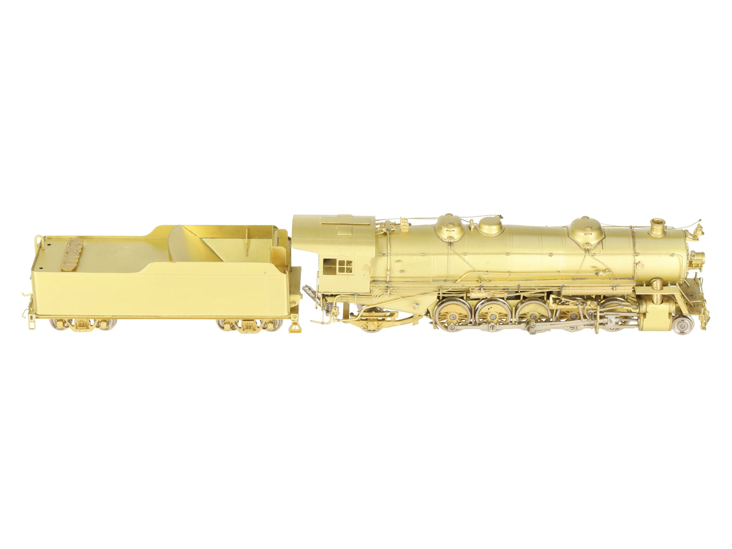 Sunset Models HO Brass USRA Light 2-10-2 Steam Locomotive (Unpainted) EX/Box