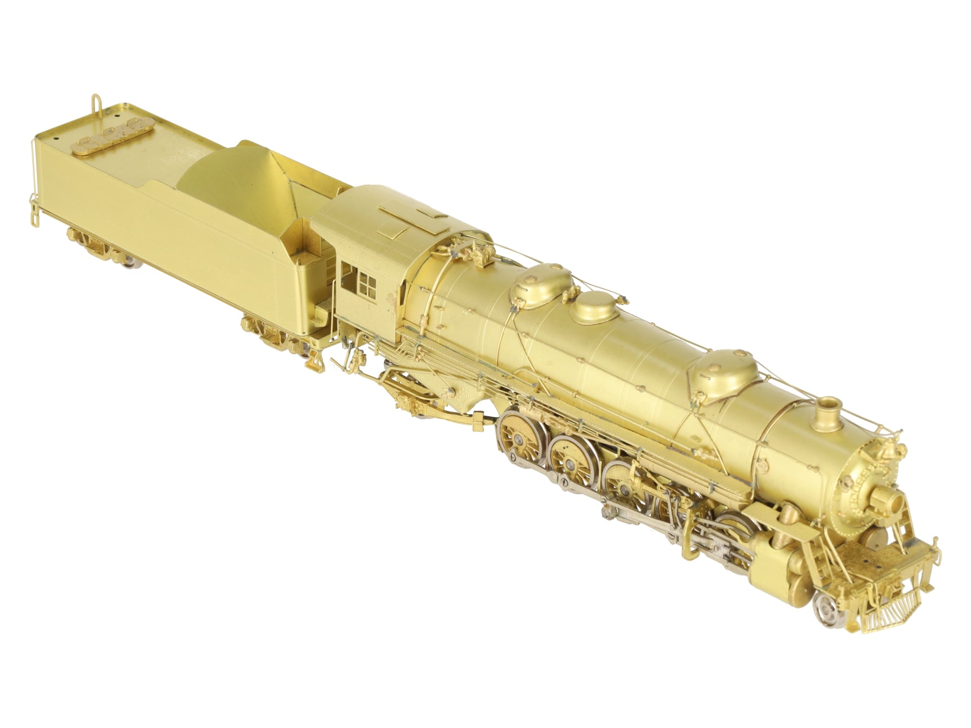 Sunset Models HO Brass USRA Light 2-10-2 Steam Locomotive (Unpainted) EX/Box