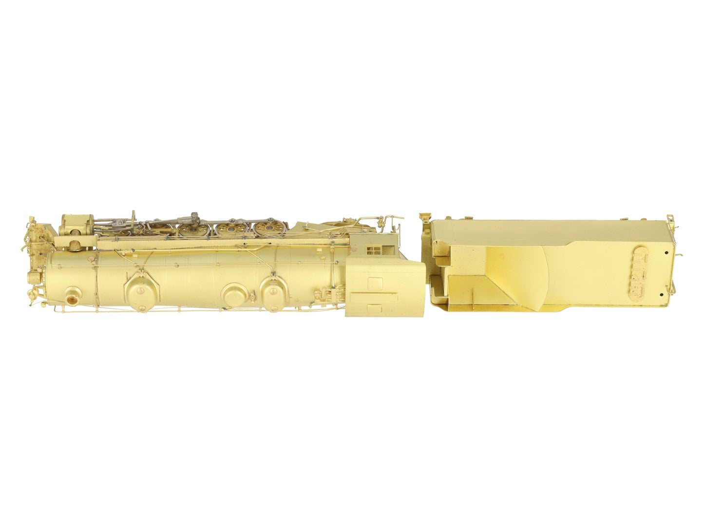 Sunset Models HO Brass USRA Light 2-10-2 Steam Locomotive (Unpainted) EX/Box