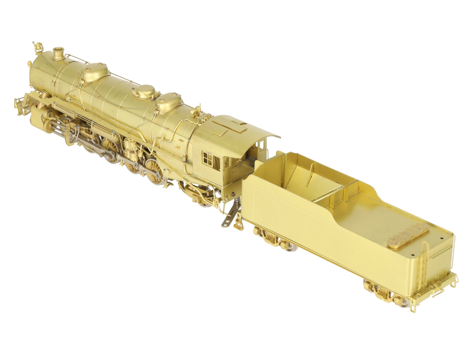 Sunset Models HO Brass USRA Light 2-10-2 Steam Locomotive (Unpainted) EX/Box