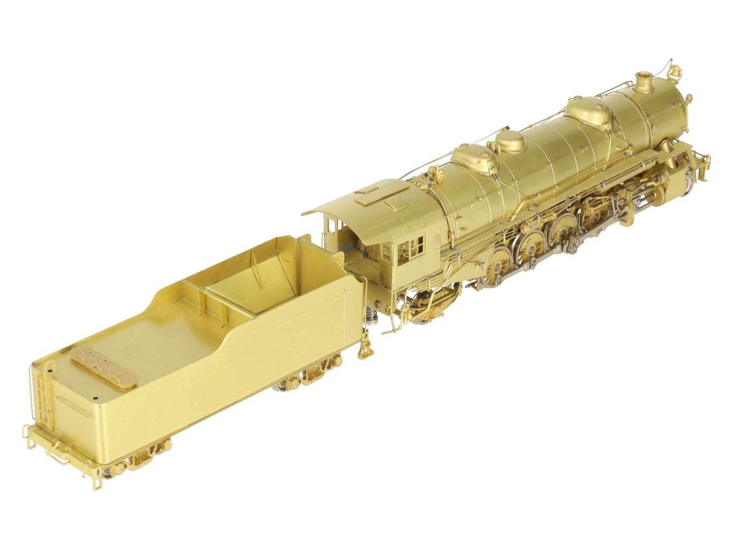Sunset Models HO Brass USRA Light 2-10-2 Steam Locomotive (Unpainted) EX/Box