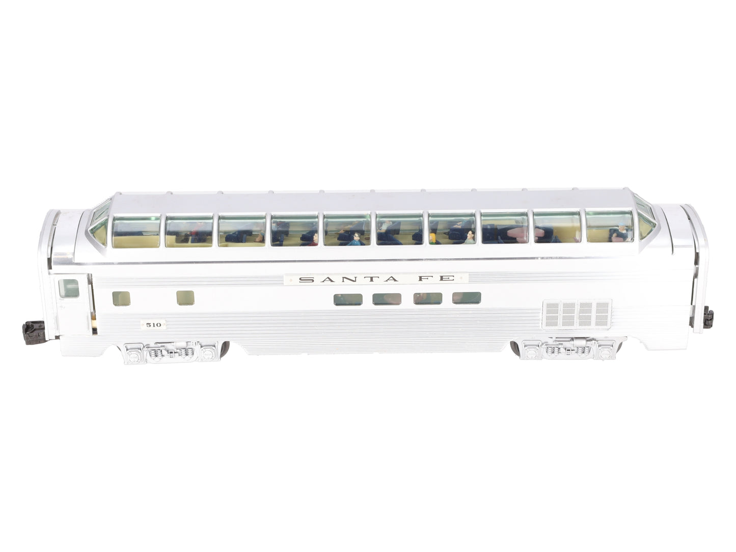 Lionel 6-39138 O Santa Fe Superliner Full Vista Dome Car #510 EX