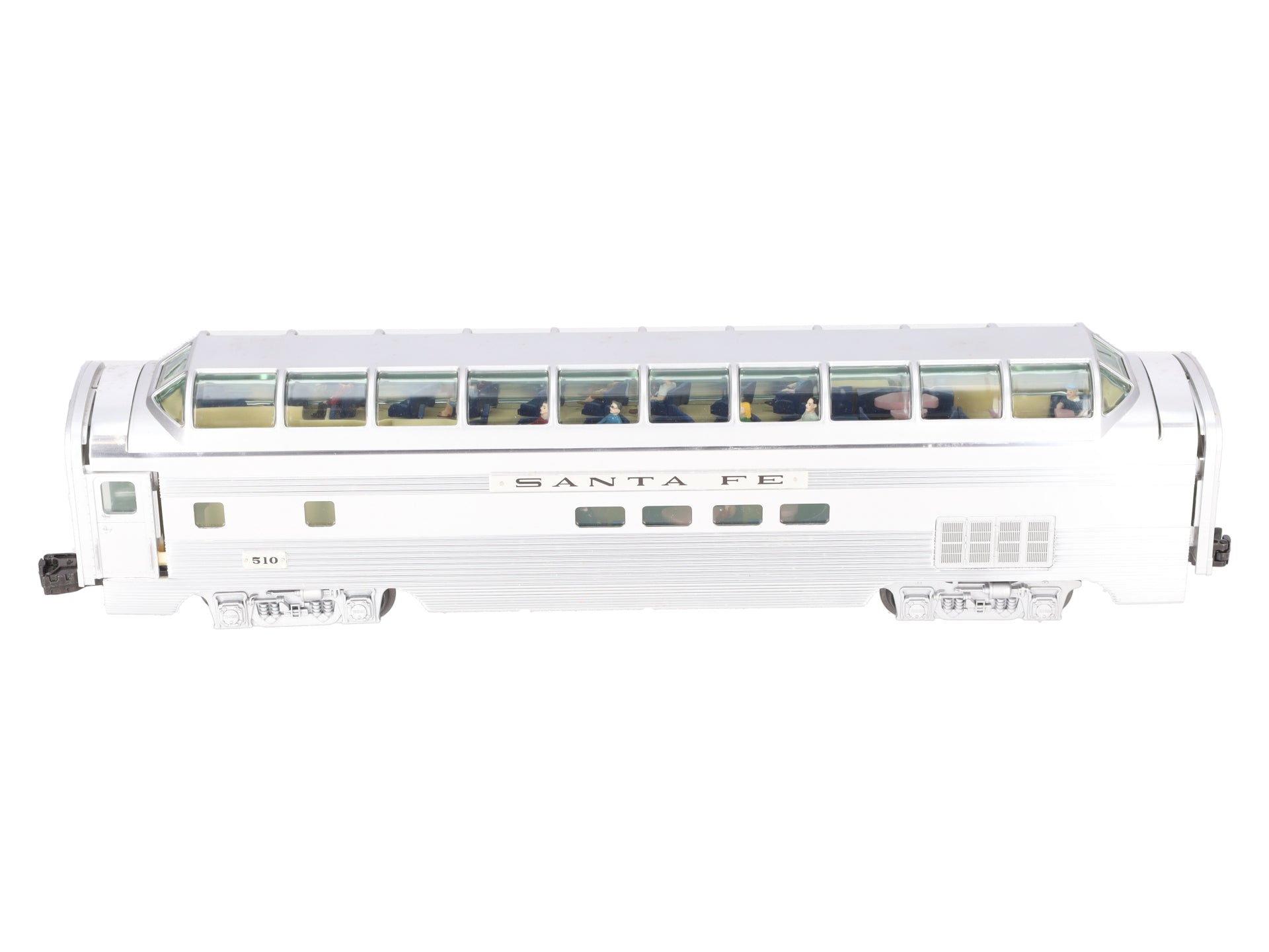 Lionel 6-39138 O Santa Fe Superliner Full Vista Dome Car #510 EX