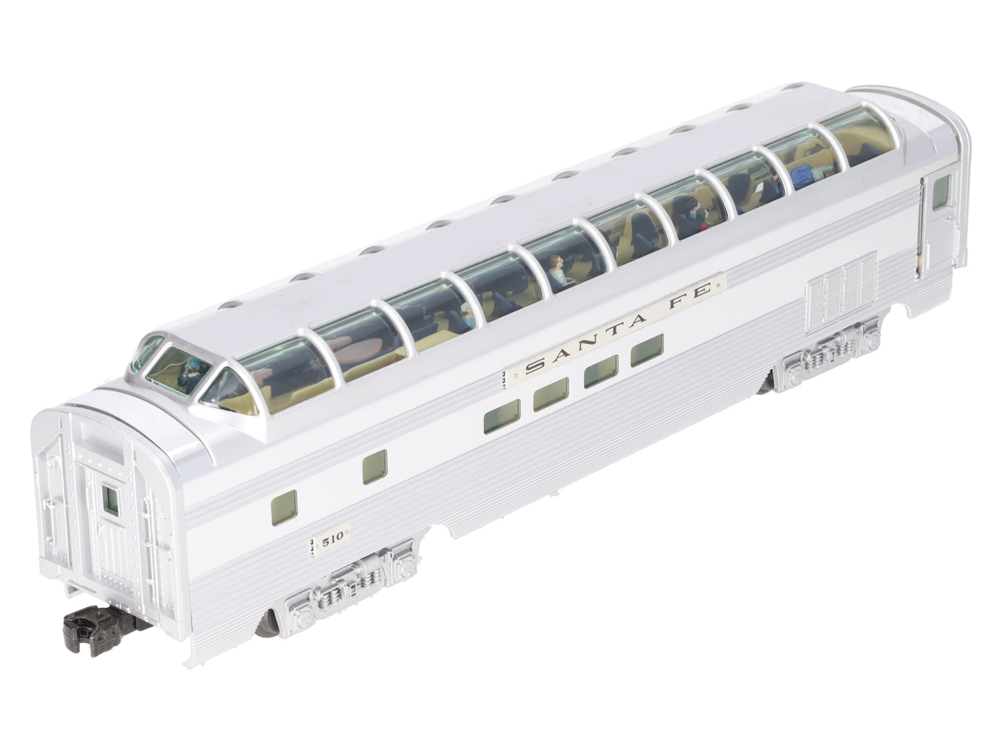 Lionel 6-39138 O Santa Fe Superliner Full Vista Dome Car #510 EX