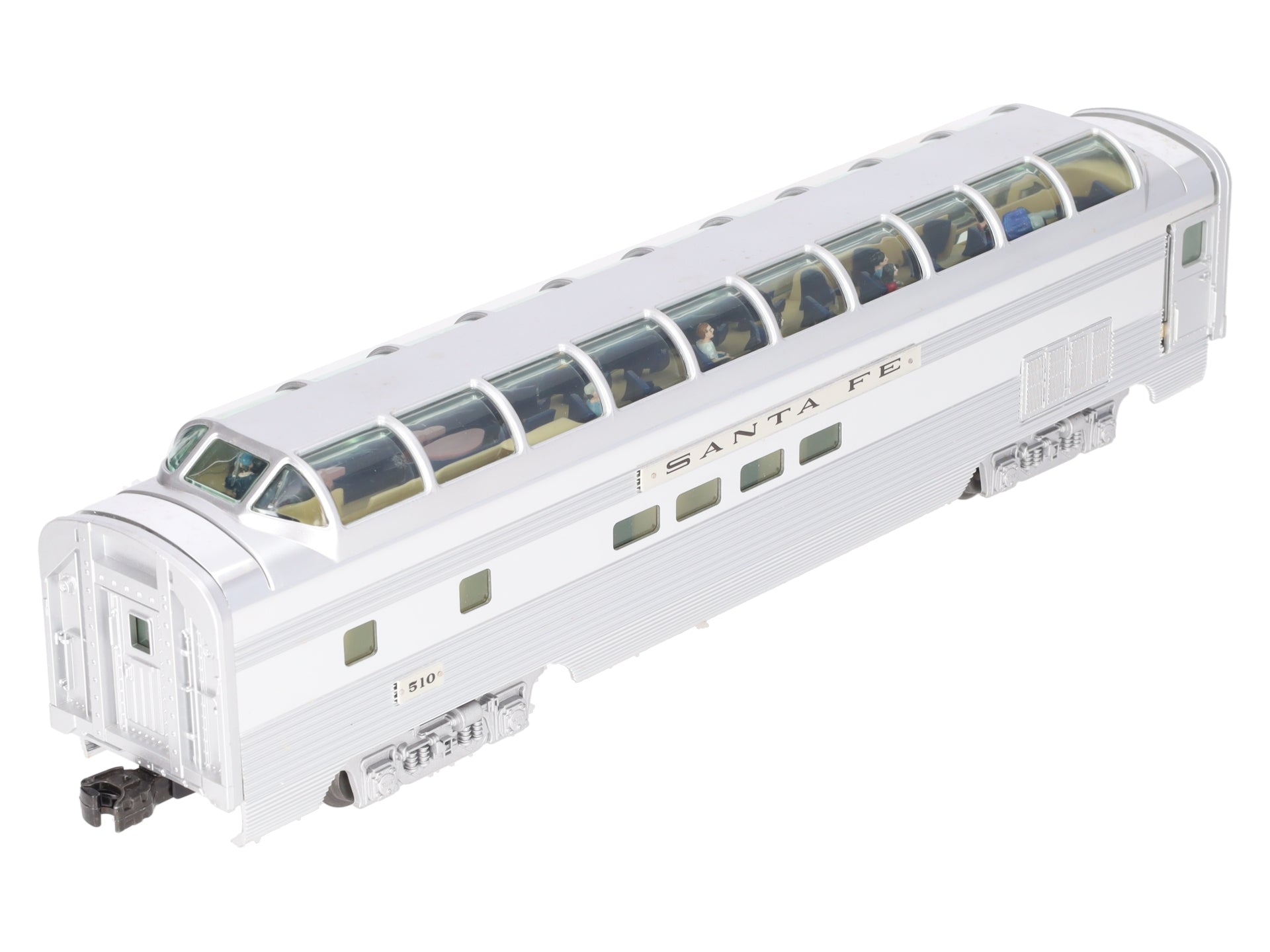 Lionel 6-39138 O Santa Fe Superliner Full Vista Dome Car #510 EX