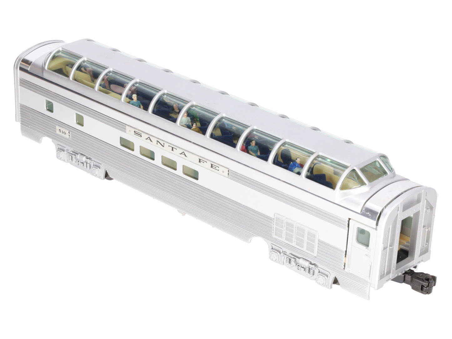 Lionel 6-39138 O Santa Fe Superliner Full Vista Dome Car #510 EX