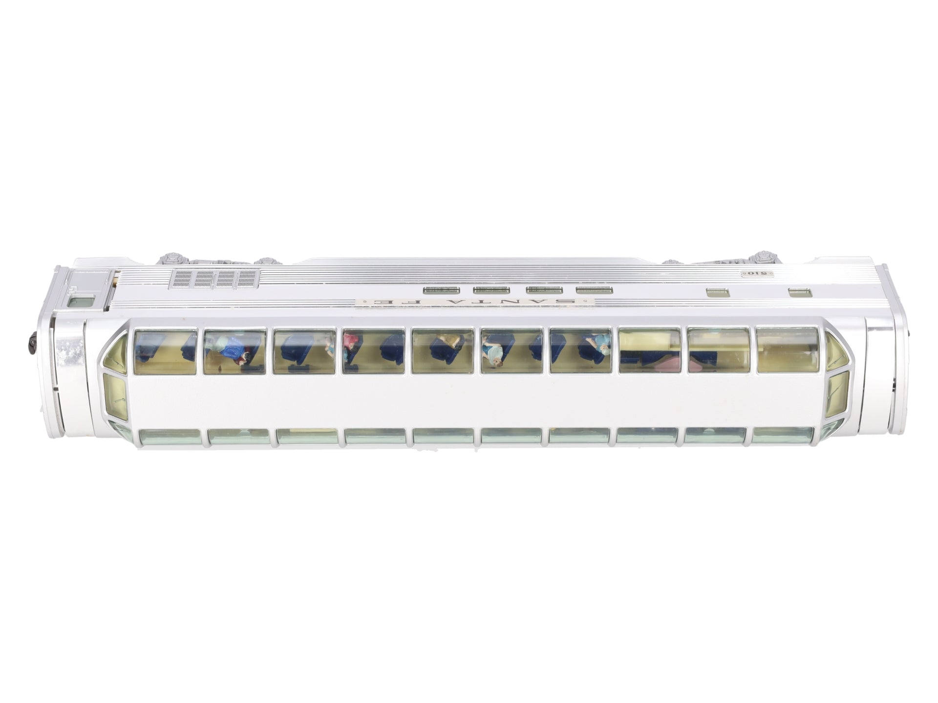 Lionel 6-39138 O Santa Fe Superliner Full Vista Dome Car #510 EX