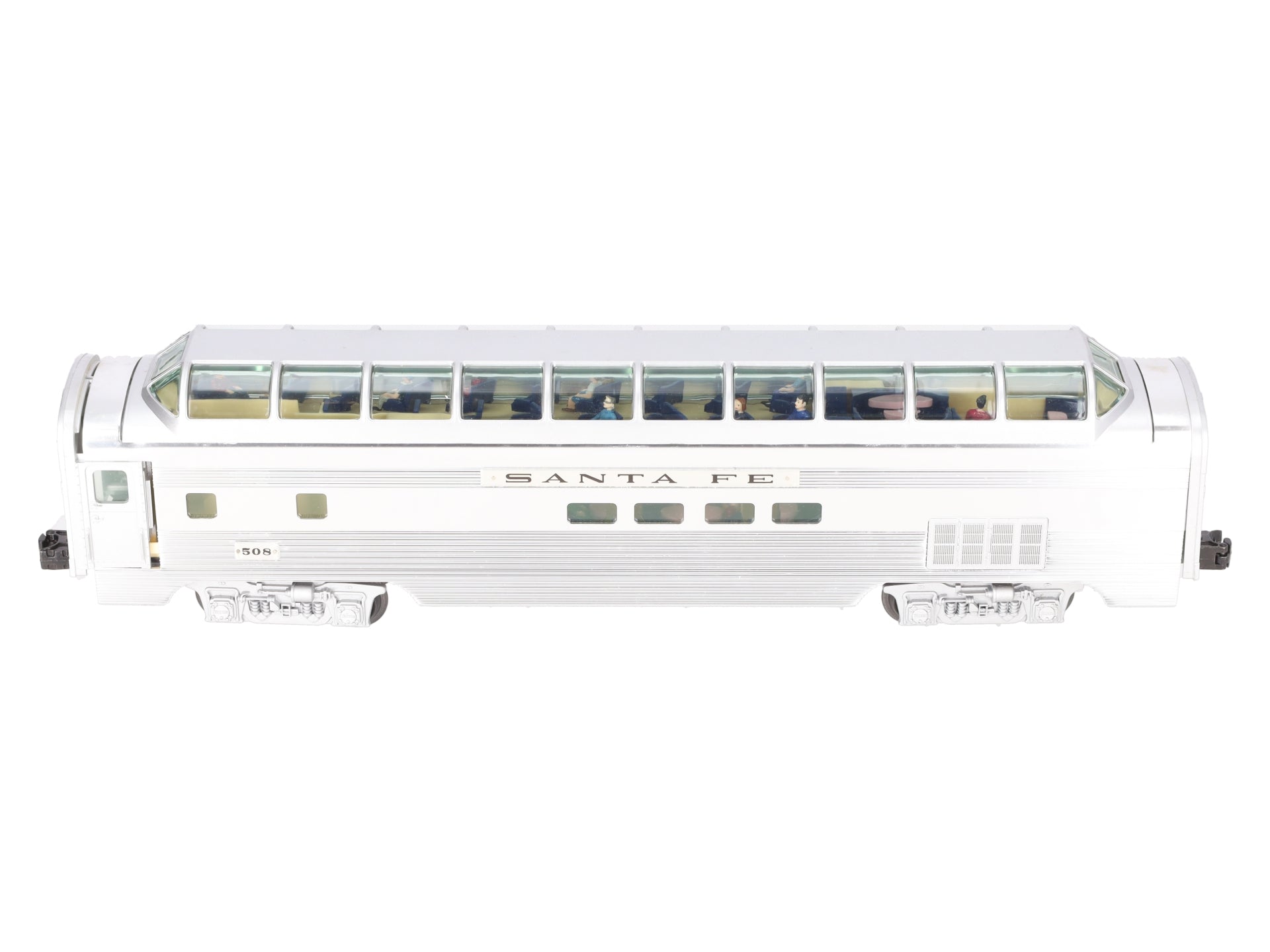 Lionel 6-39137 O Santa Fe Superliner Full Vista Dome Car #508 EX