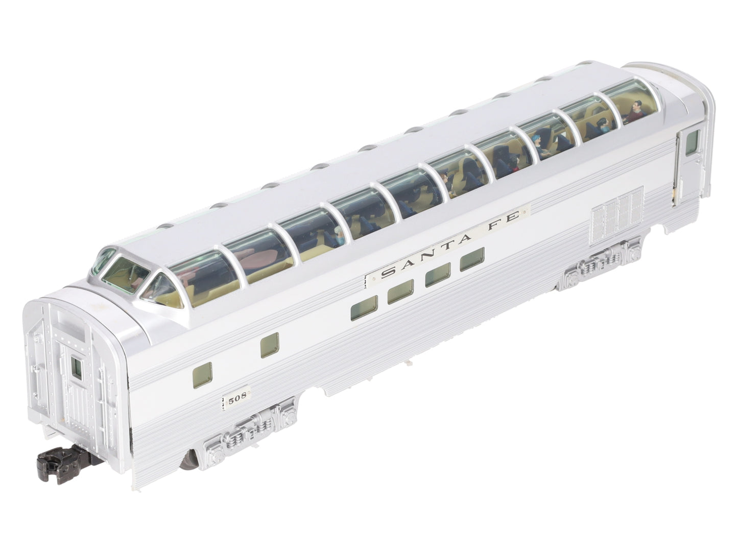 Lionel 6-39137 O Santa Fe Superliner Full Vista Dome Car #508 EX