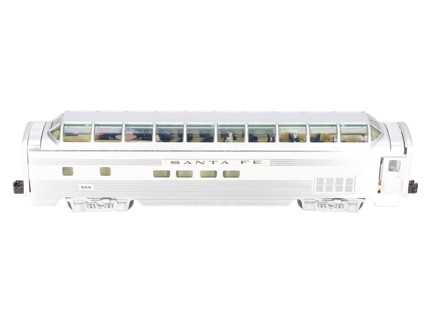Lionel 6-39137 O Santa Fe Superliner Full Vista Dome Car #508 EX