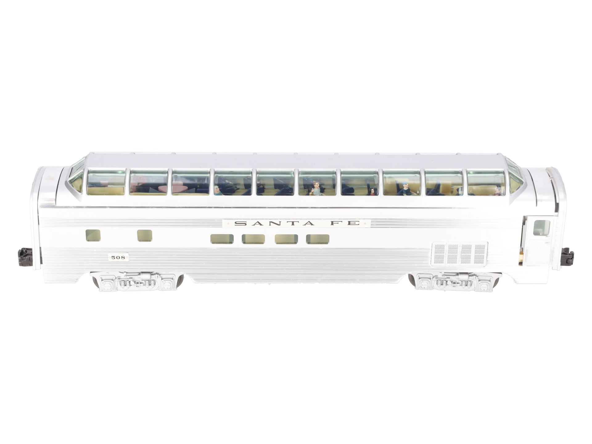 Lionel 6-39137 O Santa Fe Superliner Full Vista Dome Car #508 EX
