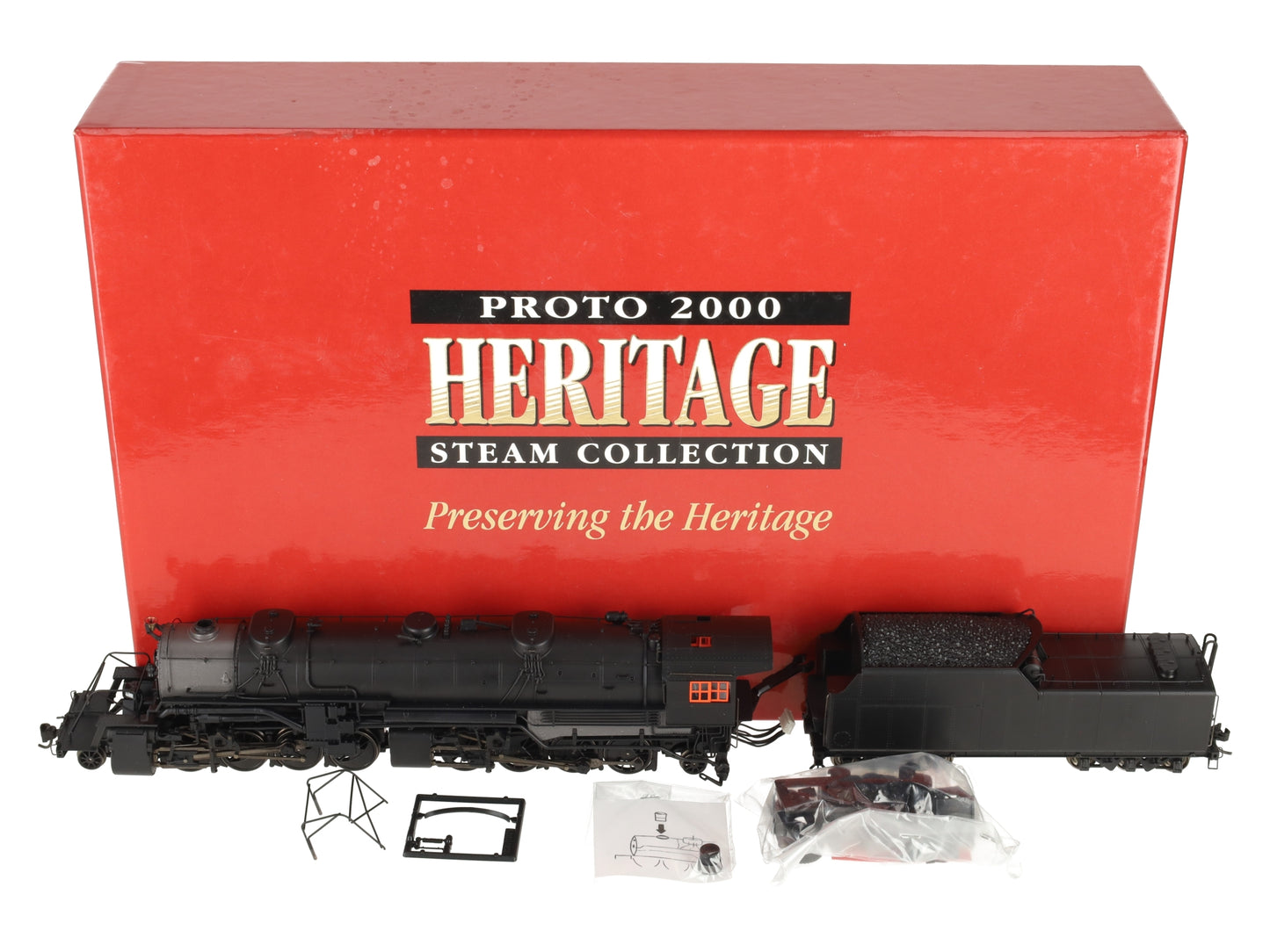 Proto 2000 23330 HO Scale 2-8-8-2 Steam Locomotive w/ Tender EX/Box