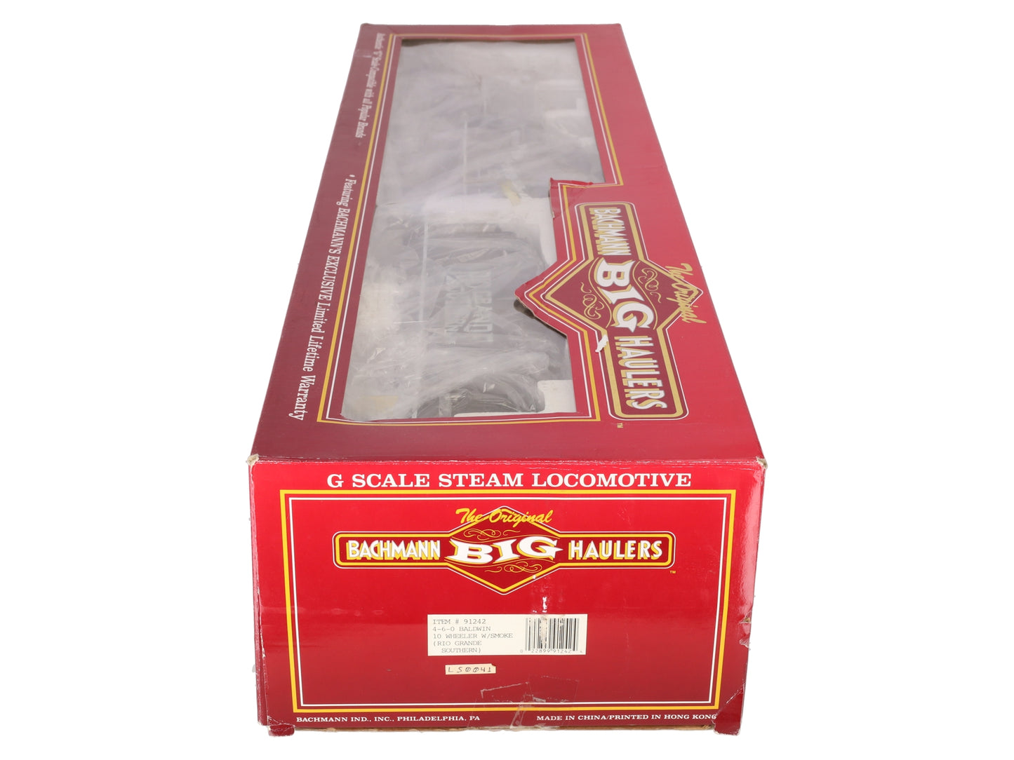Bachmann 91242 G Rio Grande Southern 4-6-0 Steam Locomotive w/Tender EX/Box