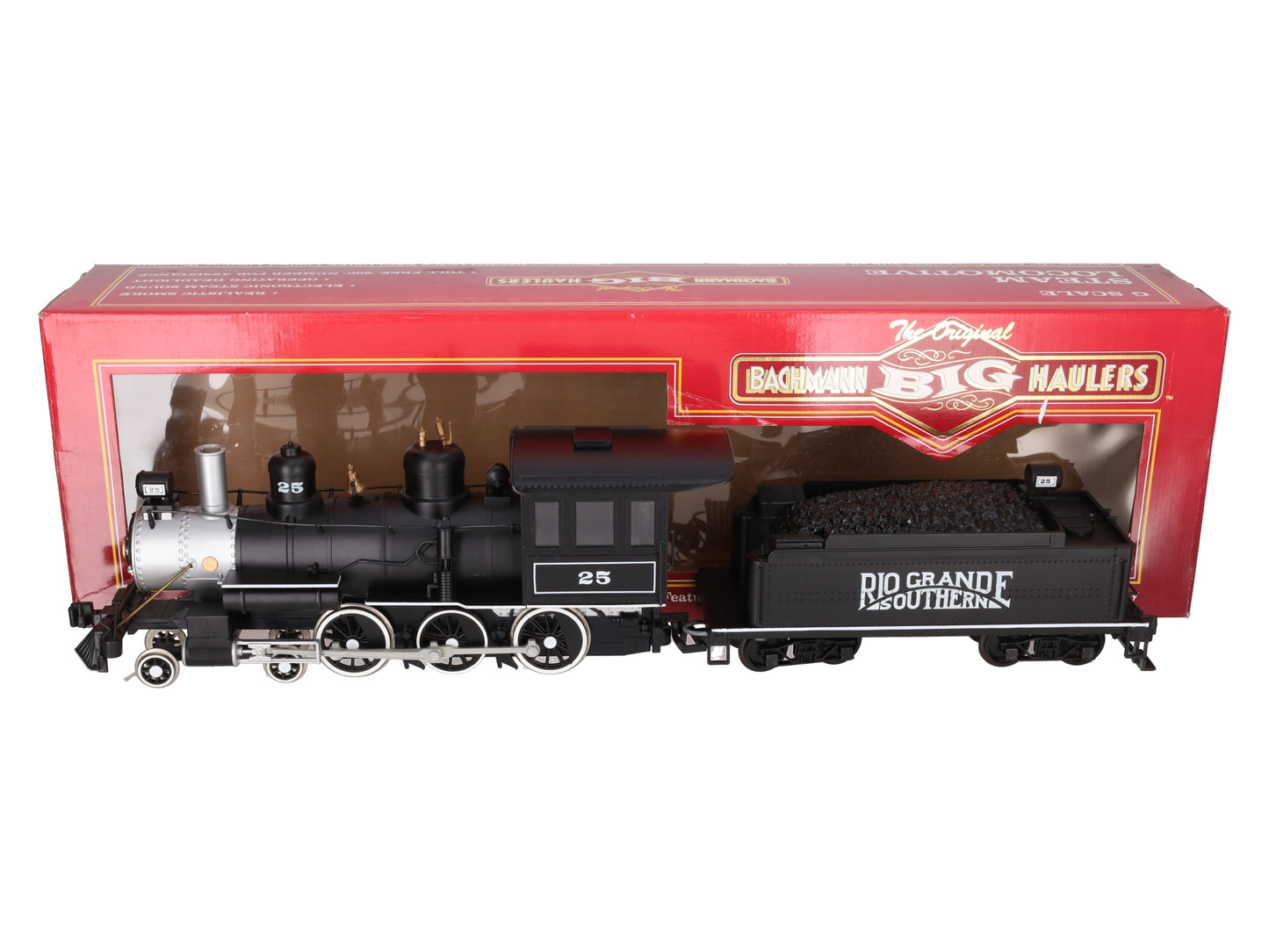 Bachmann 91242 G Rio Grande Southern 4-6-0 Steam Locomotive w/Tender EX/Box