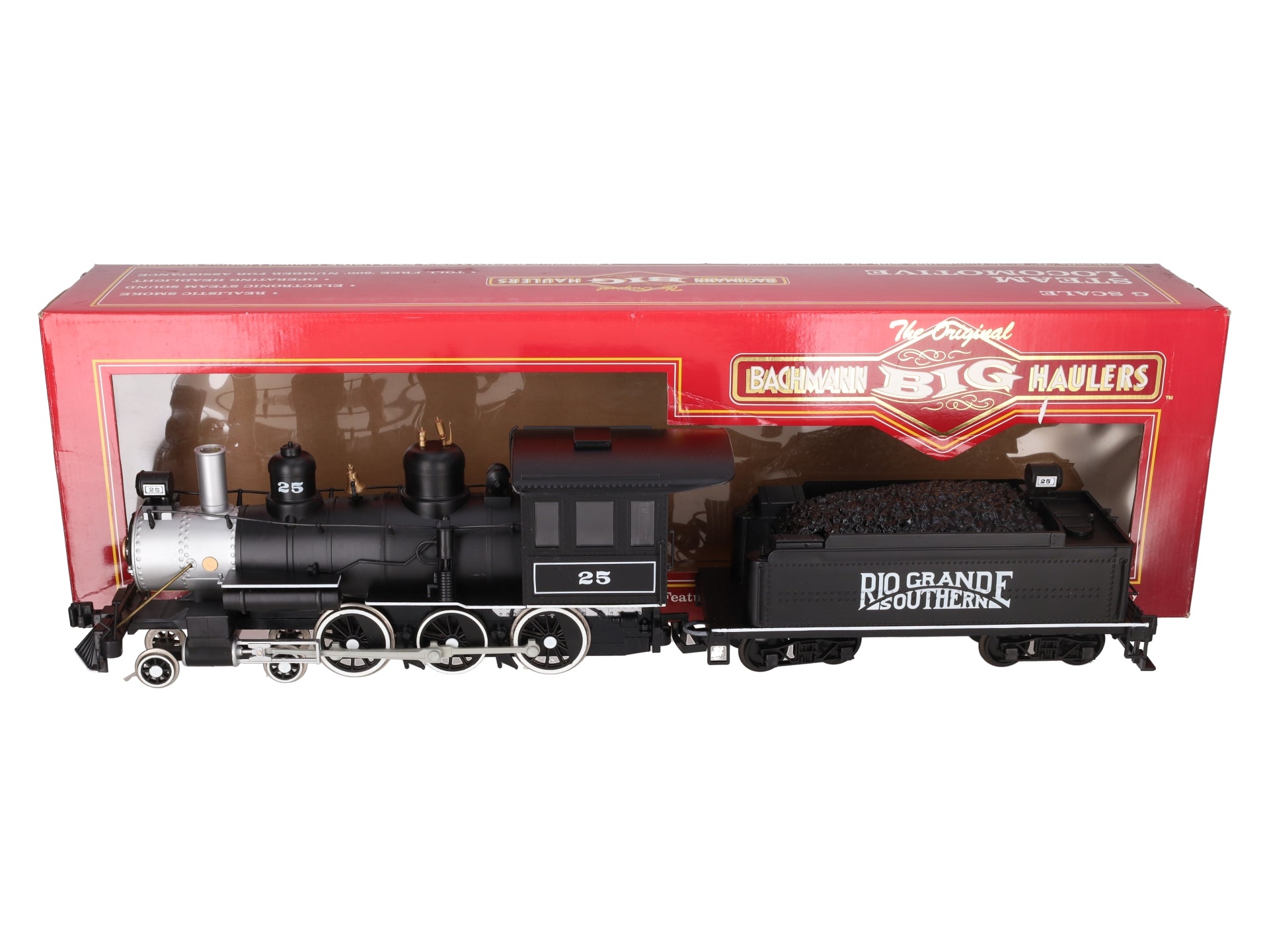 Bachmann 91242 G Rio Grande Southern 4-6-0 Steam Locomotive w/Tender EX/Box