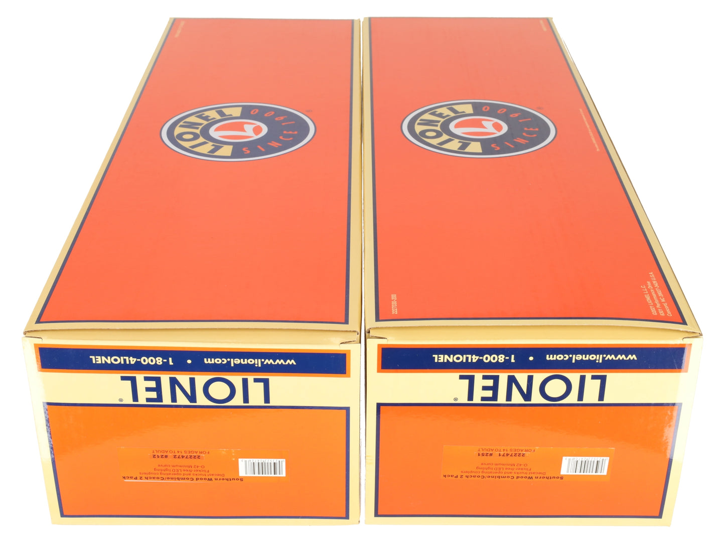 Lionel 2227470 O Southern Wood Combine/Coach (Set of 2) EX/Box