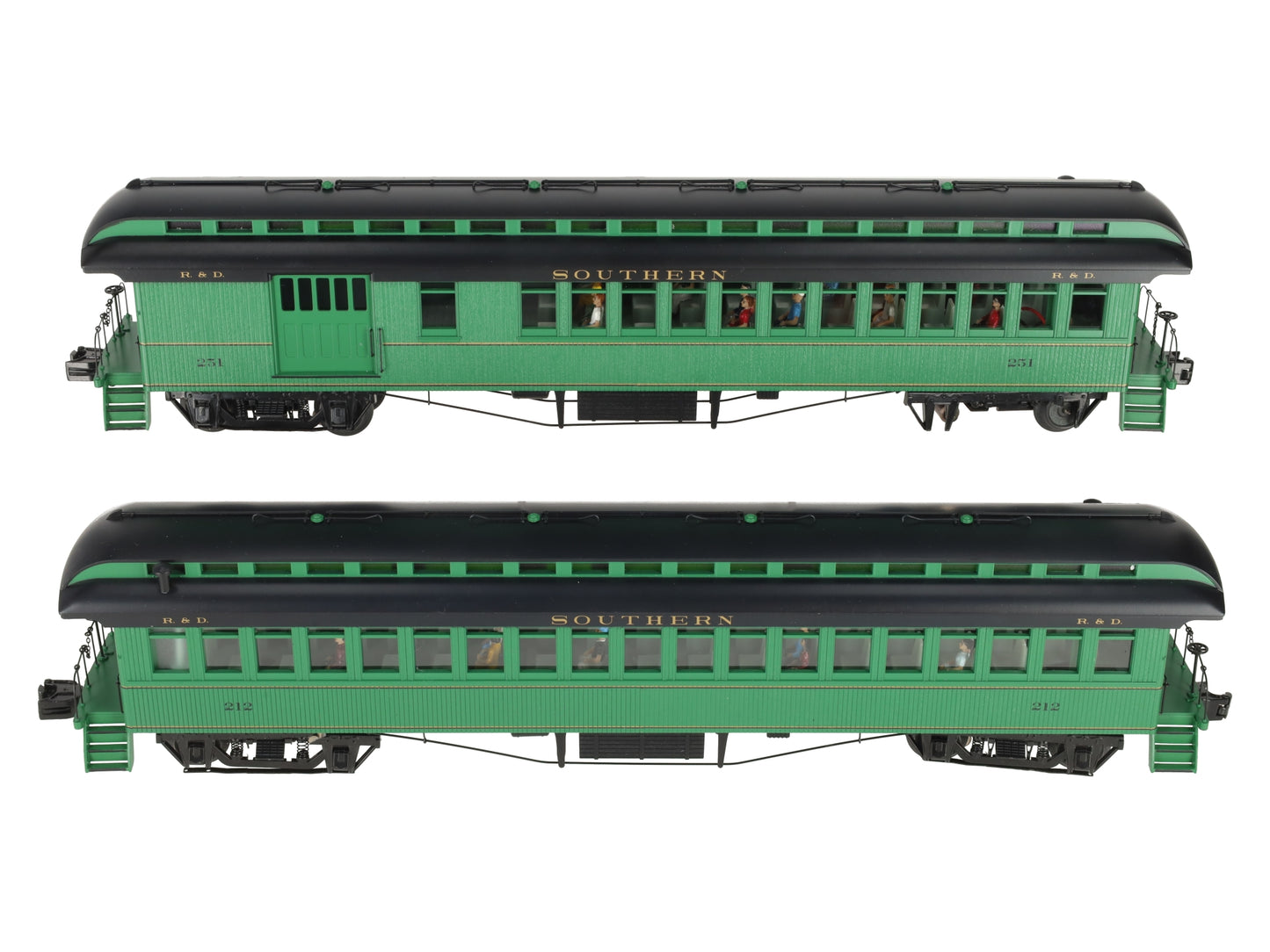 Lionel 2227470 O Southern Wood Combine/Coach (Set of 2) EX/Box