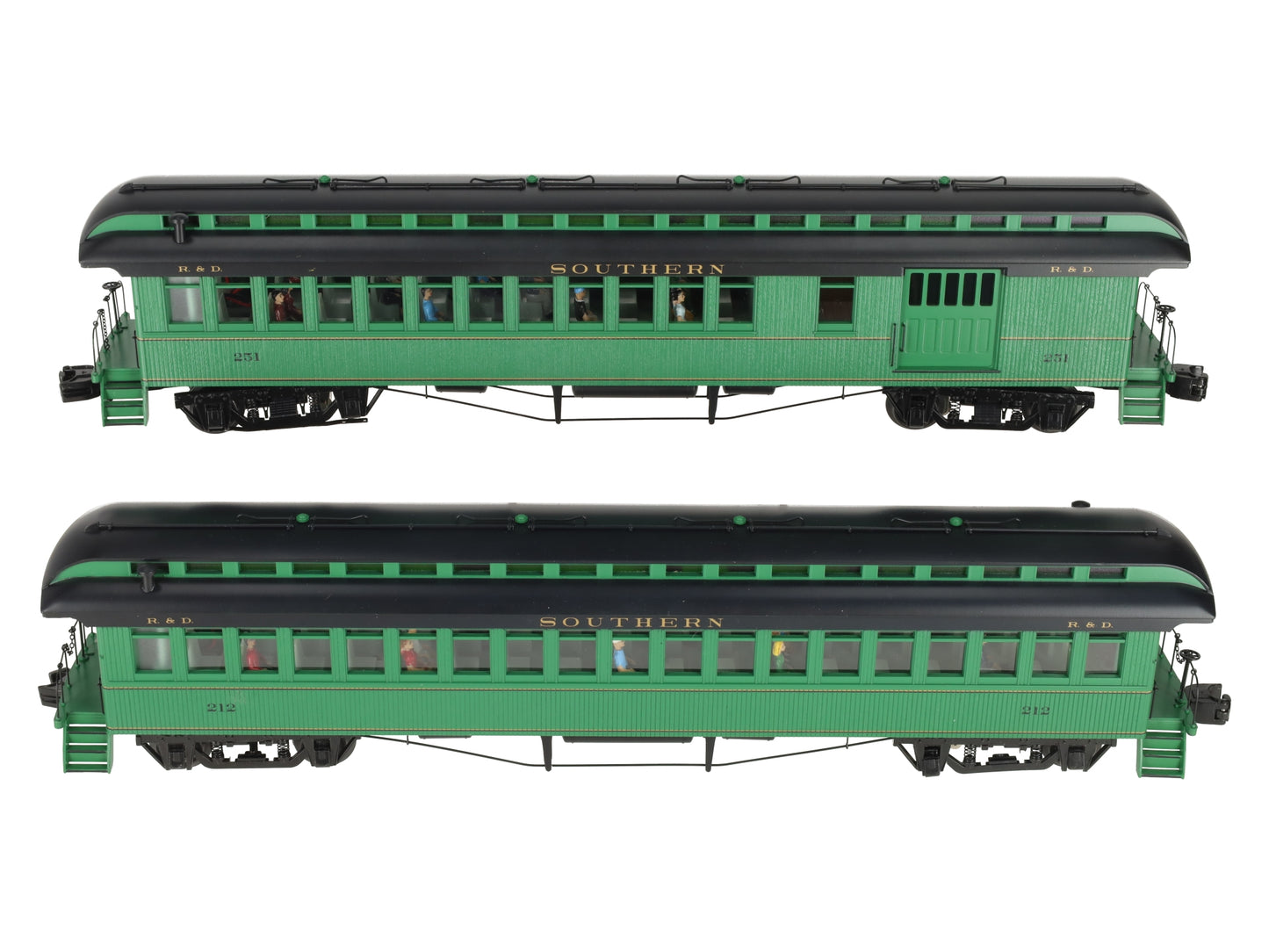 Lionel 2227470 O Southern Wood Combine/Coach (Set of 2) EX/Box