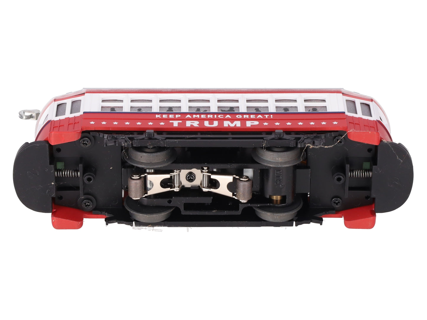 MTH 30-5197 Donald J. Trump RailKing Bump-n-Go Trolley EX/Box