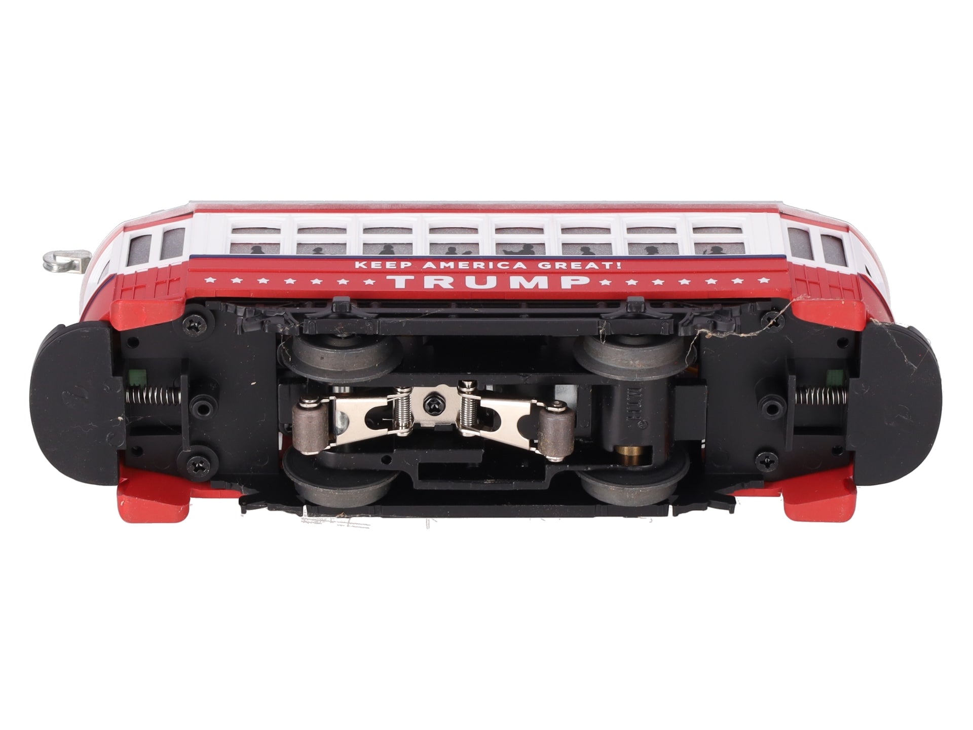 MTH 30-5197 Donald J. Trump RailKing Bump-n-Go Trolley EX/Box
