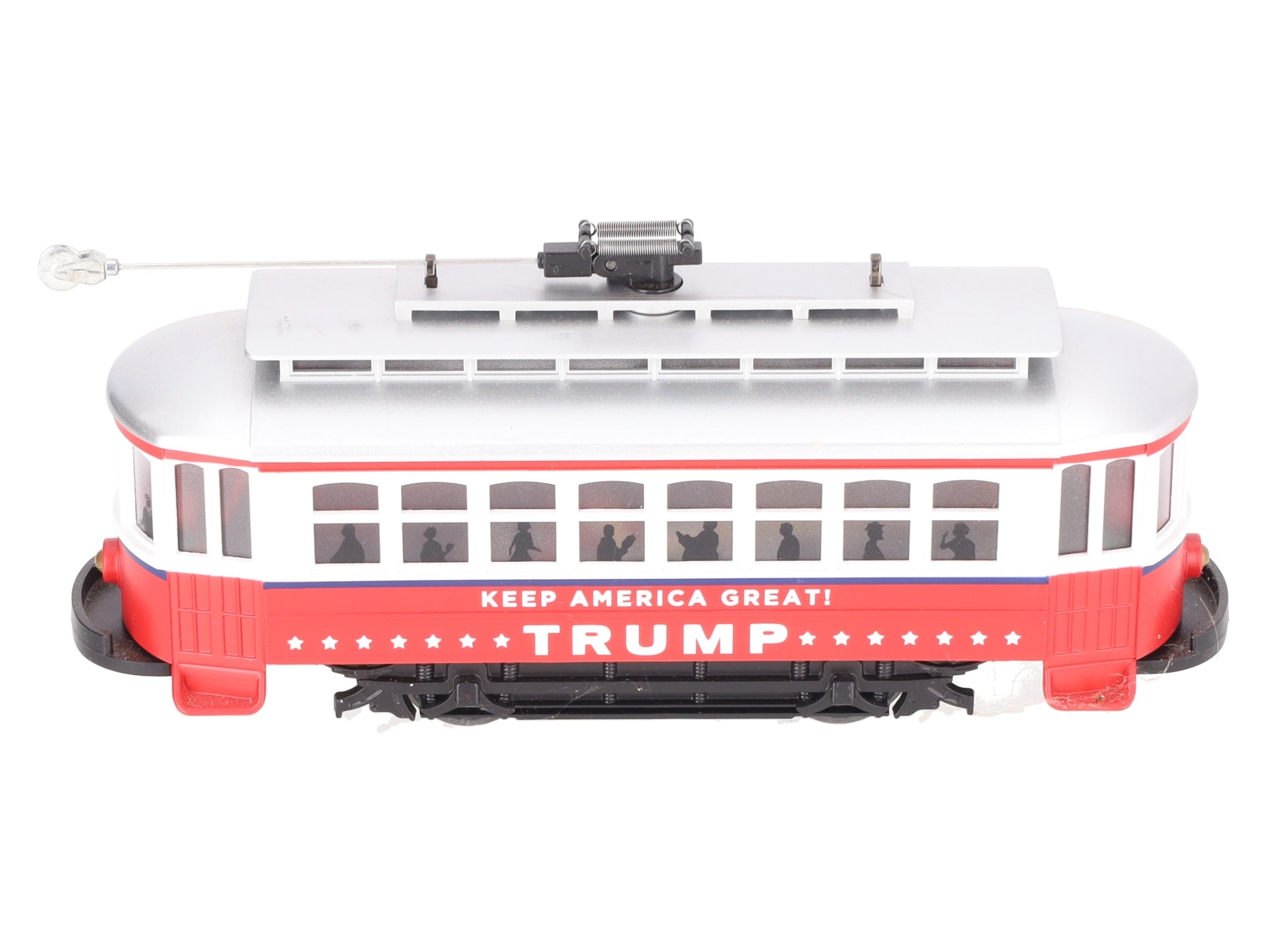 MTH 30-5197 Donald J. Trump RailKing Bump-n-Go Trolley