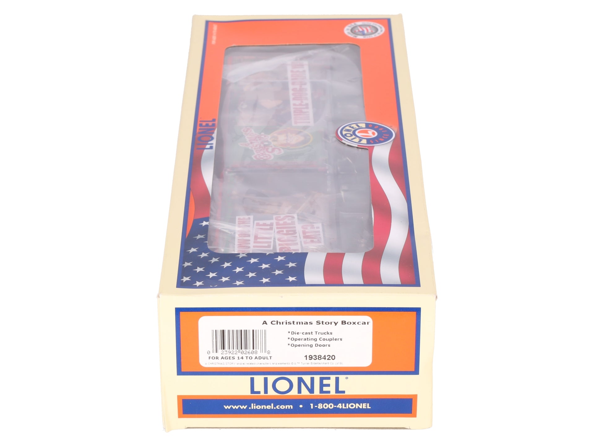 Lionel 1938420 O A Christmas Story Boxcar EX/Box