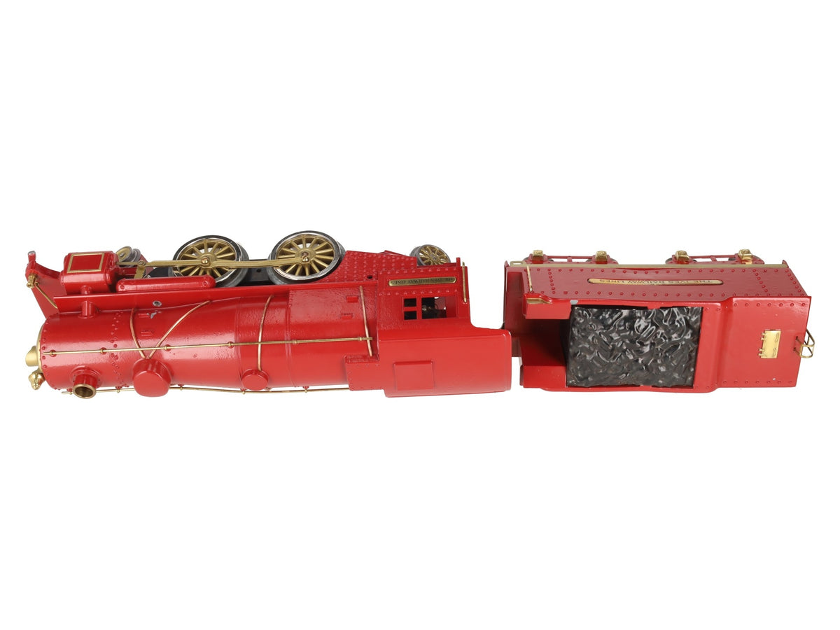 Ives 1134 Vintage Standard Gauge IRL Red 4-4-2 Steam Locomotive and Tender